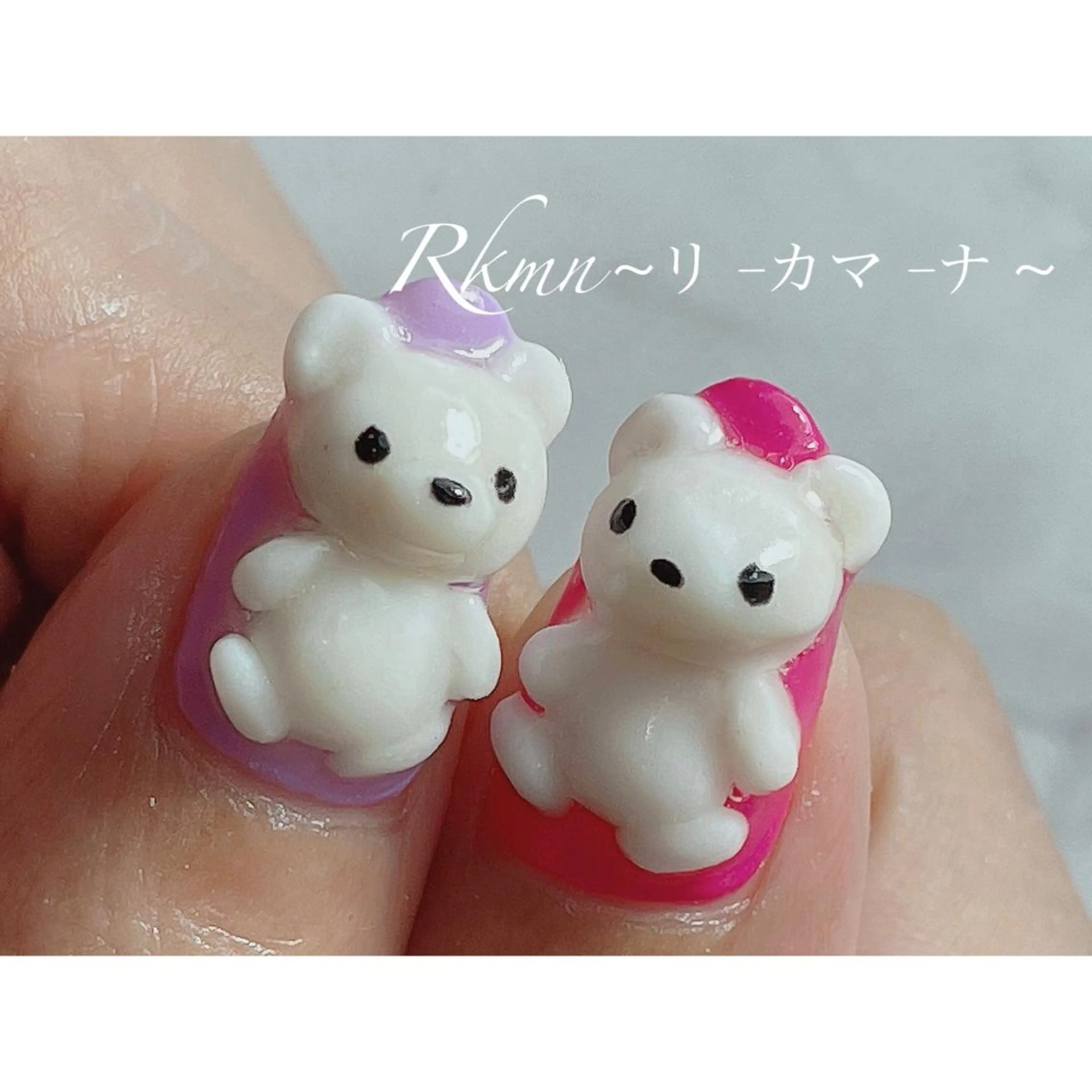 ネイル アートネイル 春ネイル Rkmn ~リ-カマ-ナ~のネイルデザイン