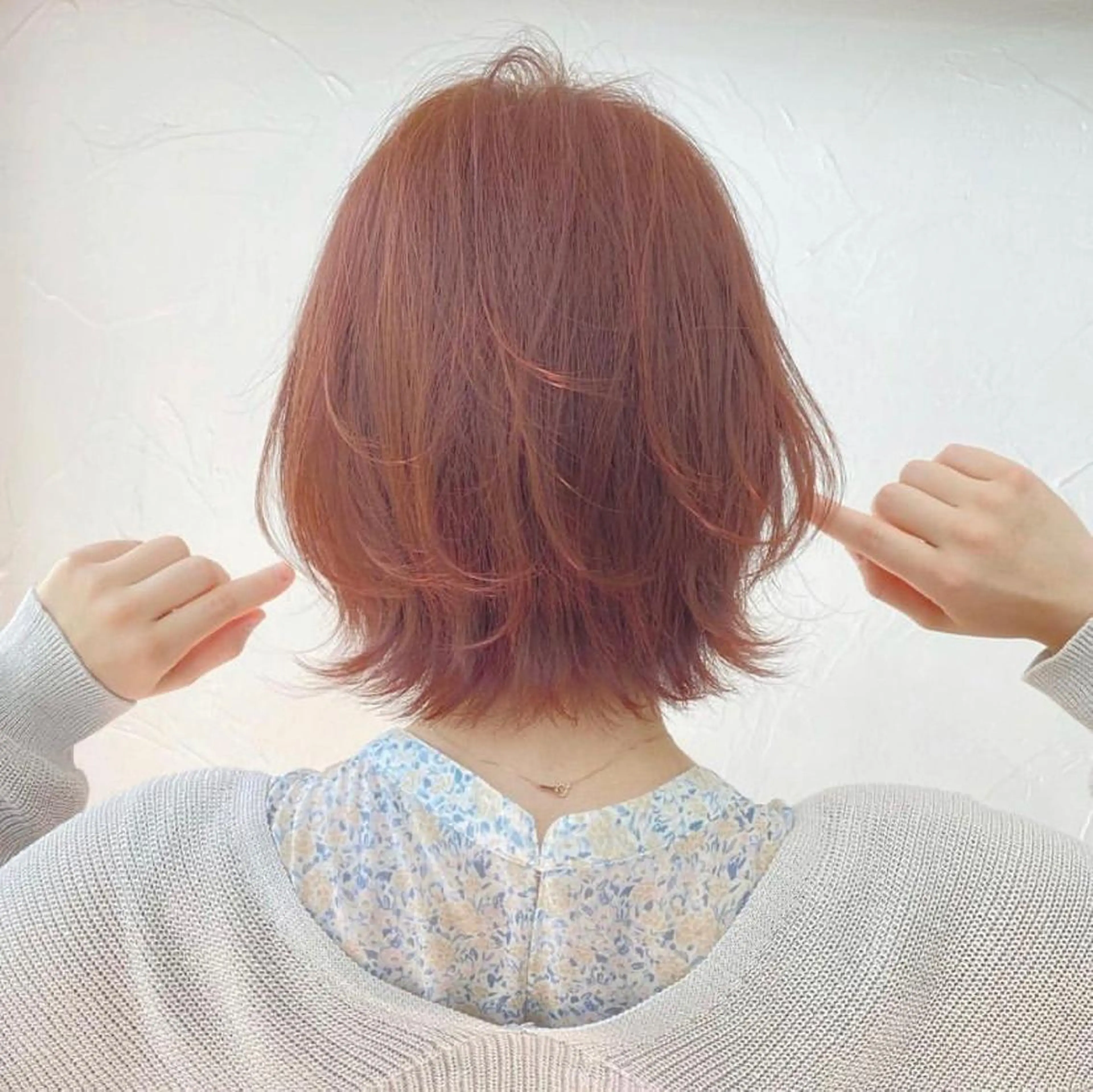 ショート カラー オレンジ Roid 代表✨HIROのヘアスタイル