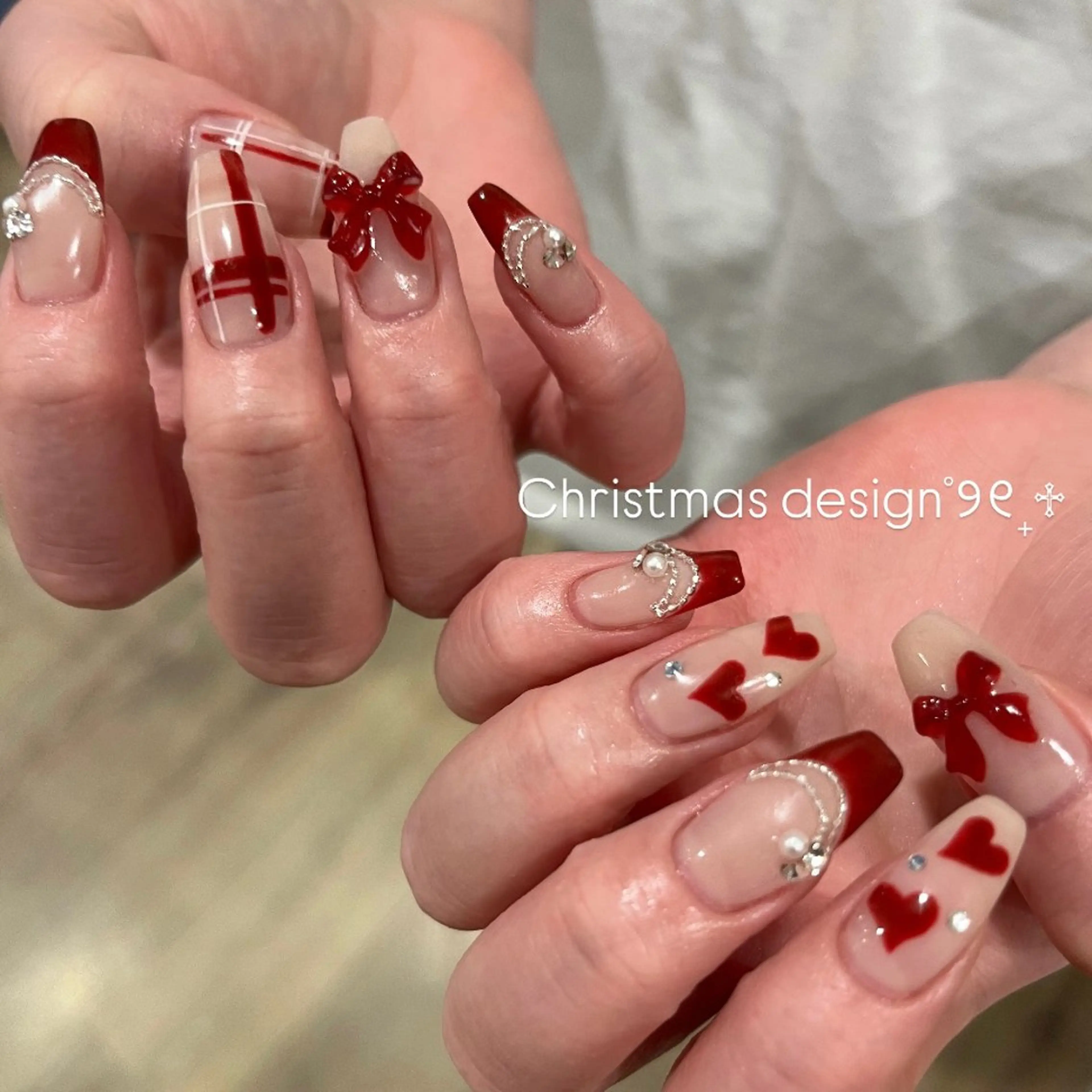 ネイル ハンドネイル ワンホン/キラキラ ネイル💎yukaのネイルデザイン