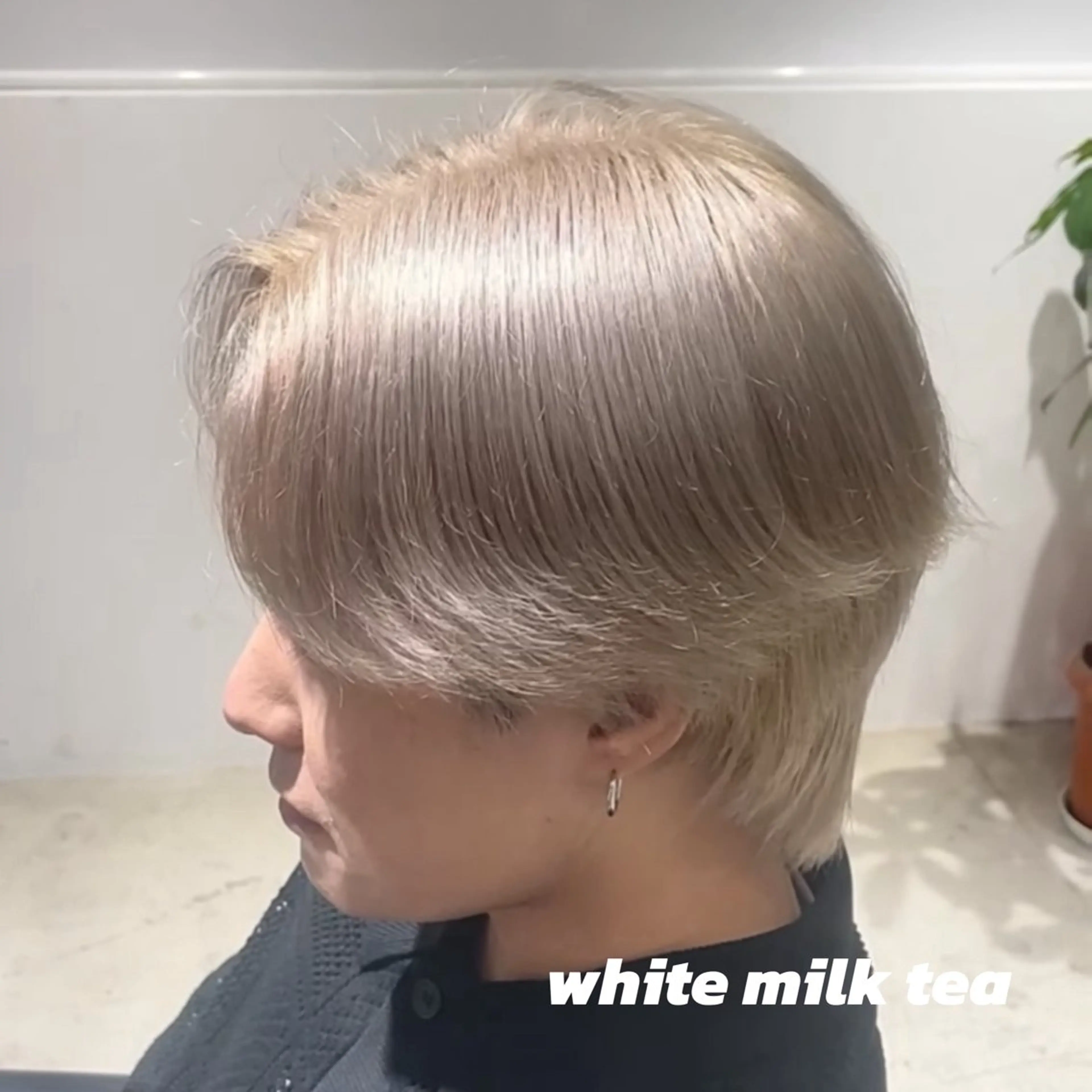 ミディアム カラー ブロンド Dover中野✂︎ メンズ美容師島村祐輝のヘアスタイル