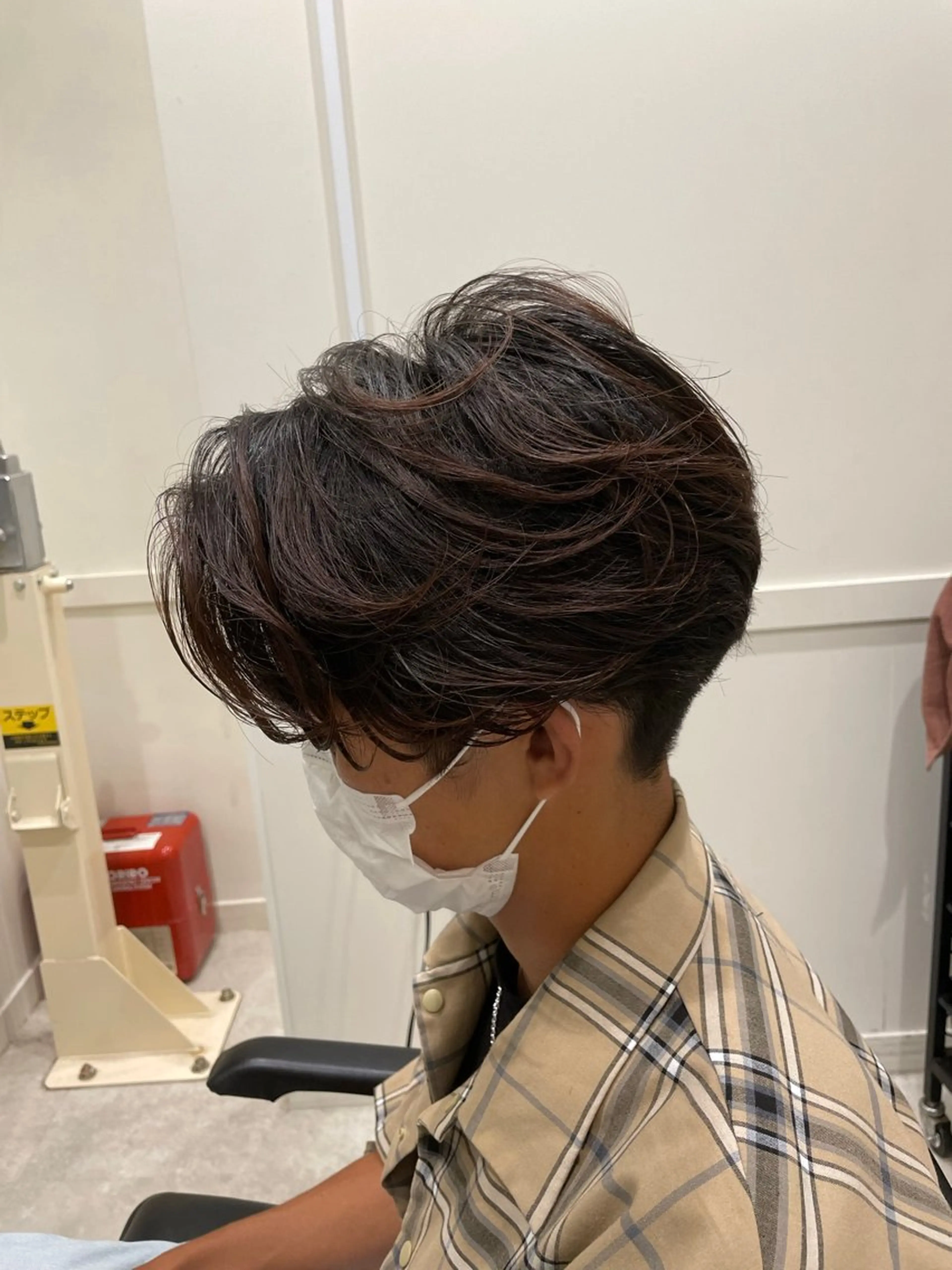 ショート パーマ メンズ カット パーマ ヘアセット メンズ特化 パーマ/オザワのヘアスタイル