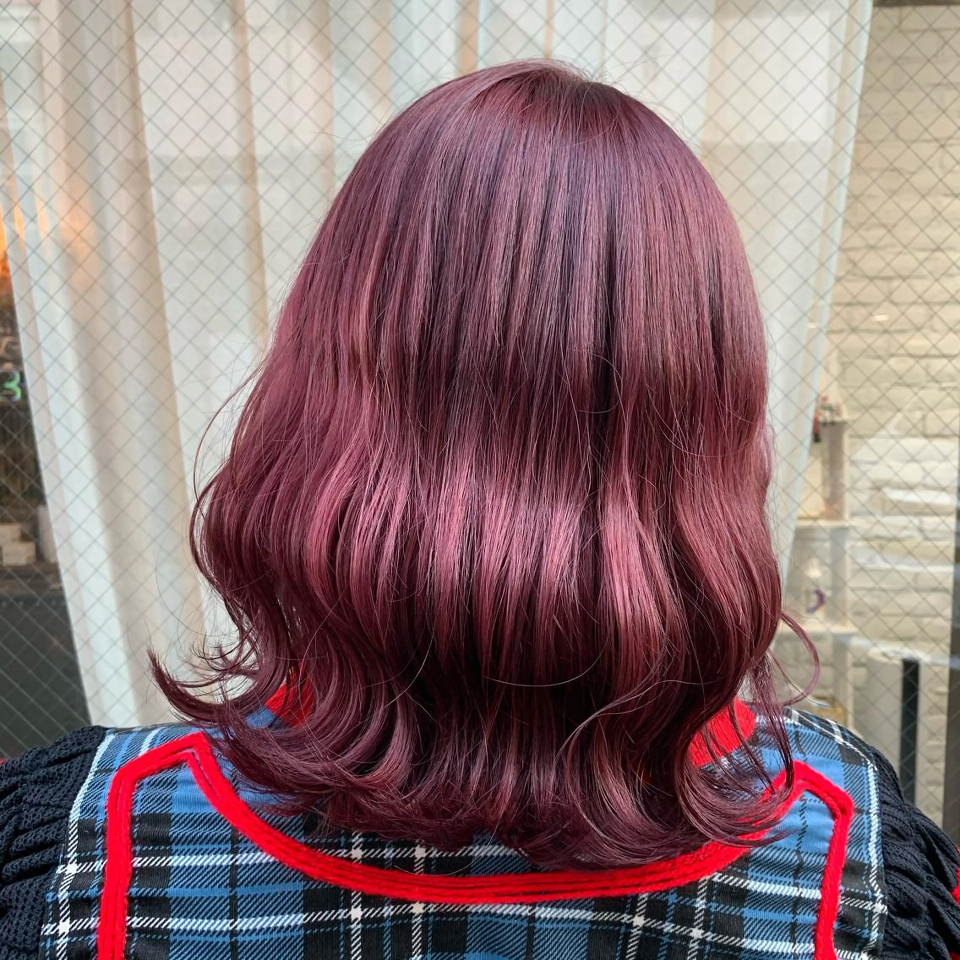 セミロング カラー 田中 優衣のヘアスタイル