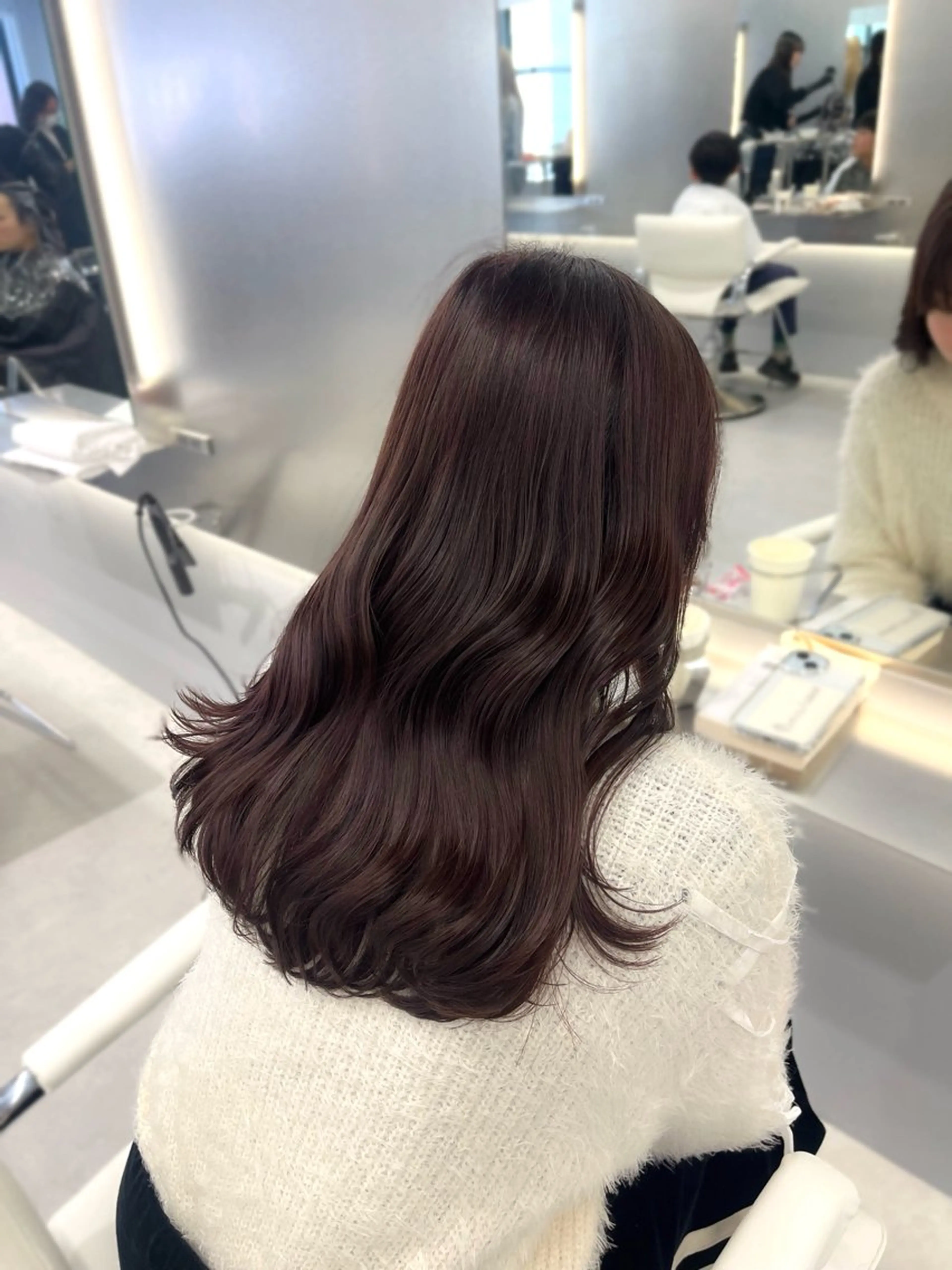 ロング カラー Lei miu所属・ユウカ 千葉駅 @lei_yuukaのヘアスタイル