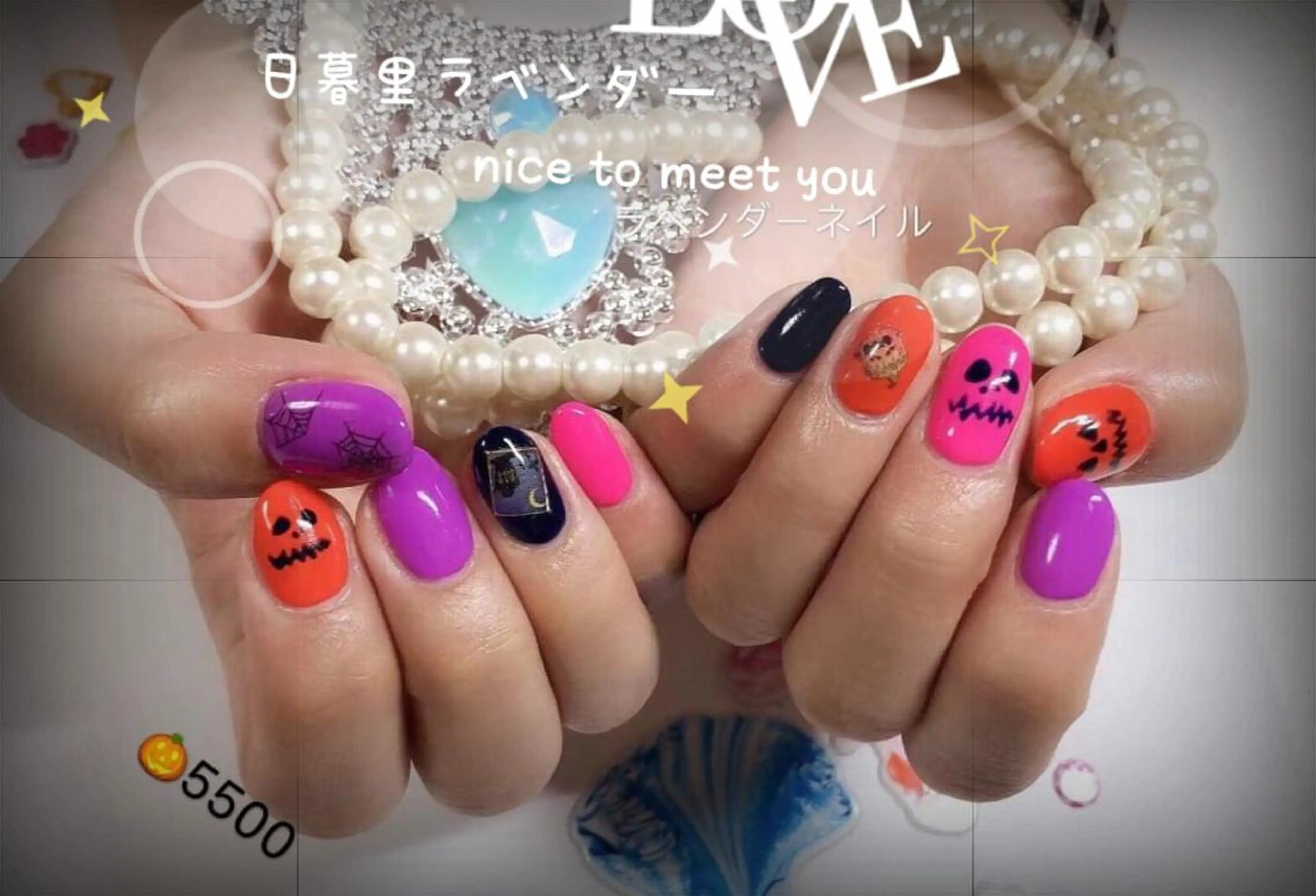 ネイル ラベンダー💖日暮里 ルル💖ネイルのネイルデザイン