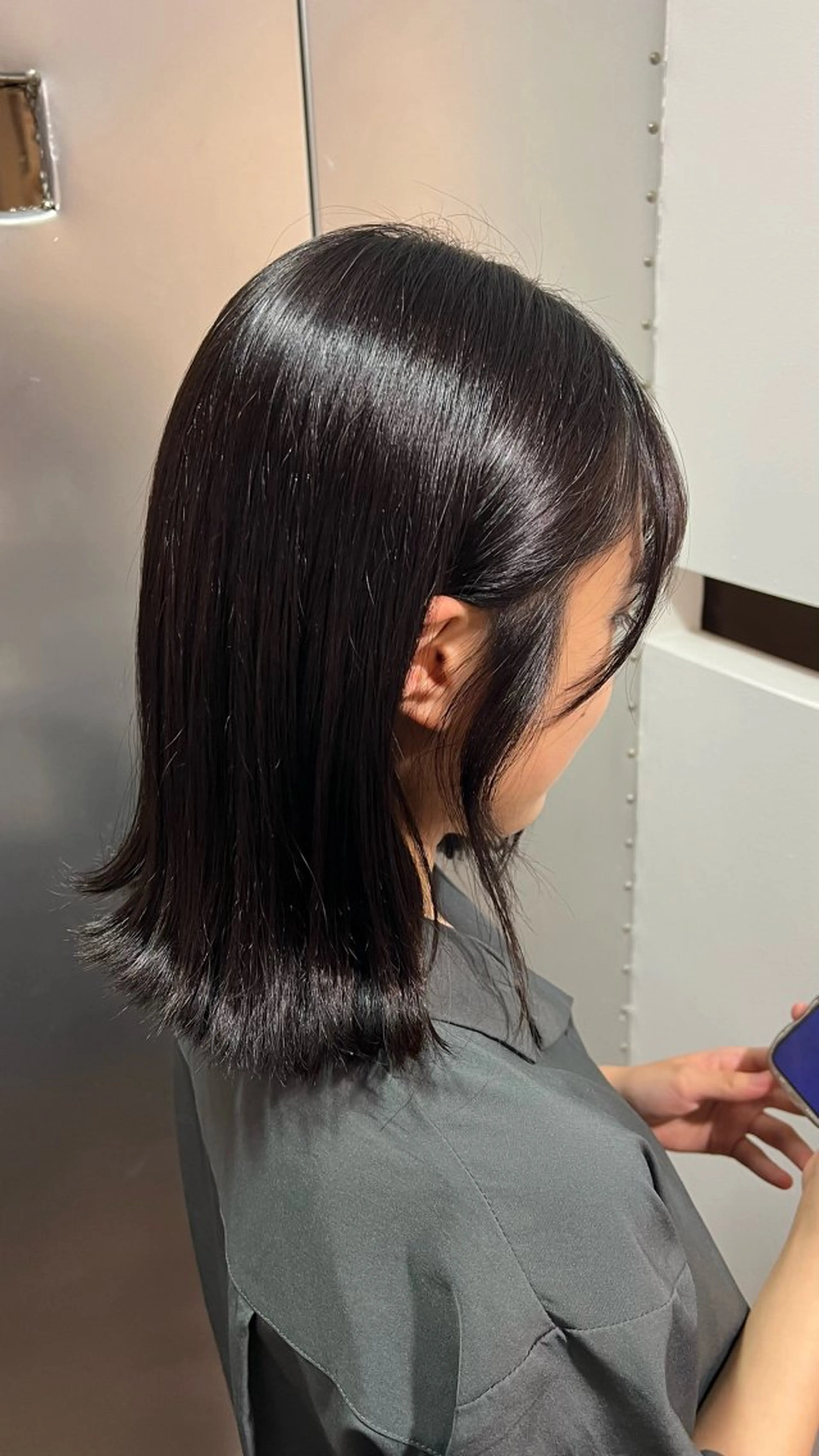 ミディアム トリートメント 縮毛矯正.ブロー / Hikaruのヘアスタイル