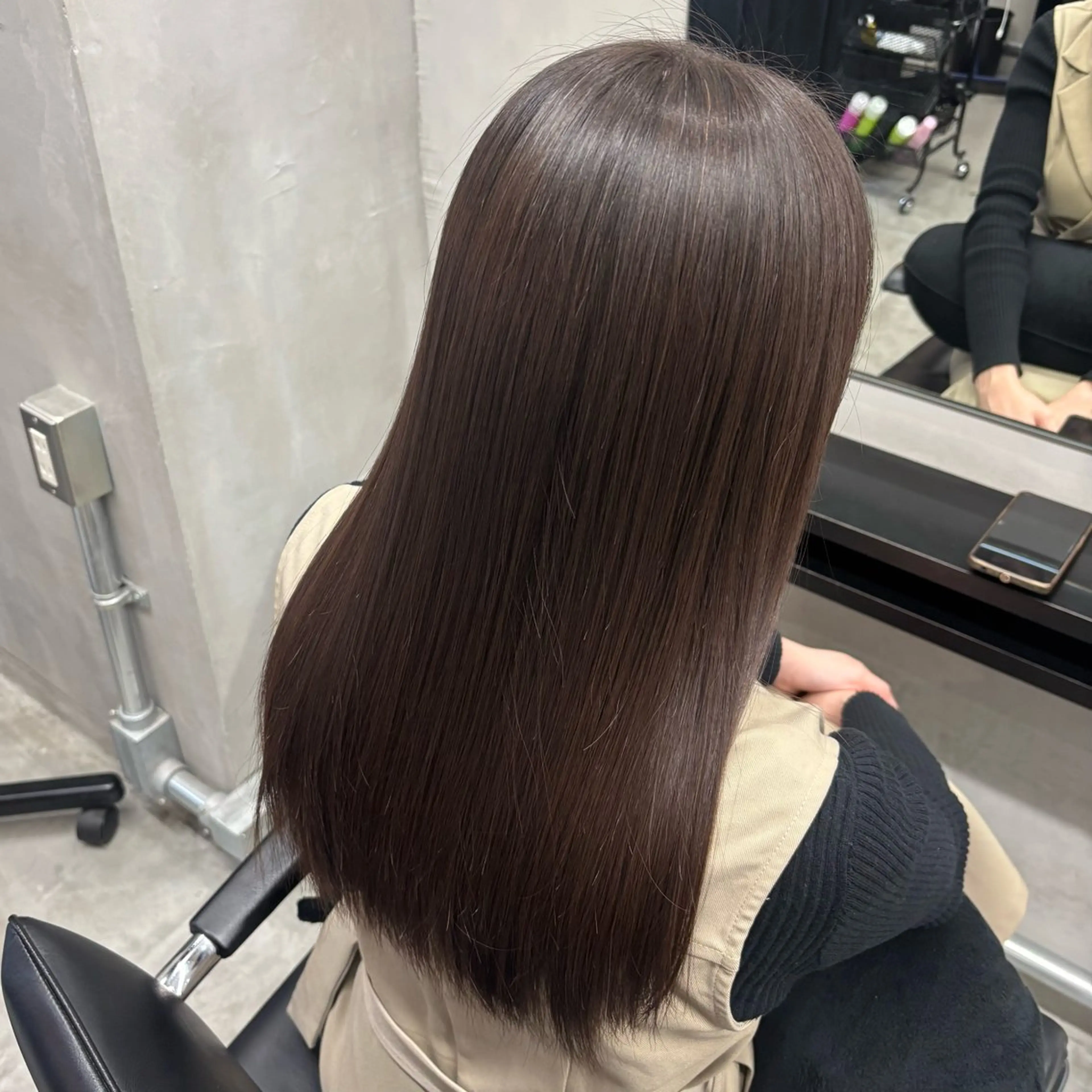ロング 縮毛矯正 Haruka髪質改善 ヘアセット♡のヘアスタイル