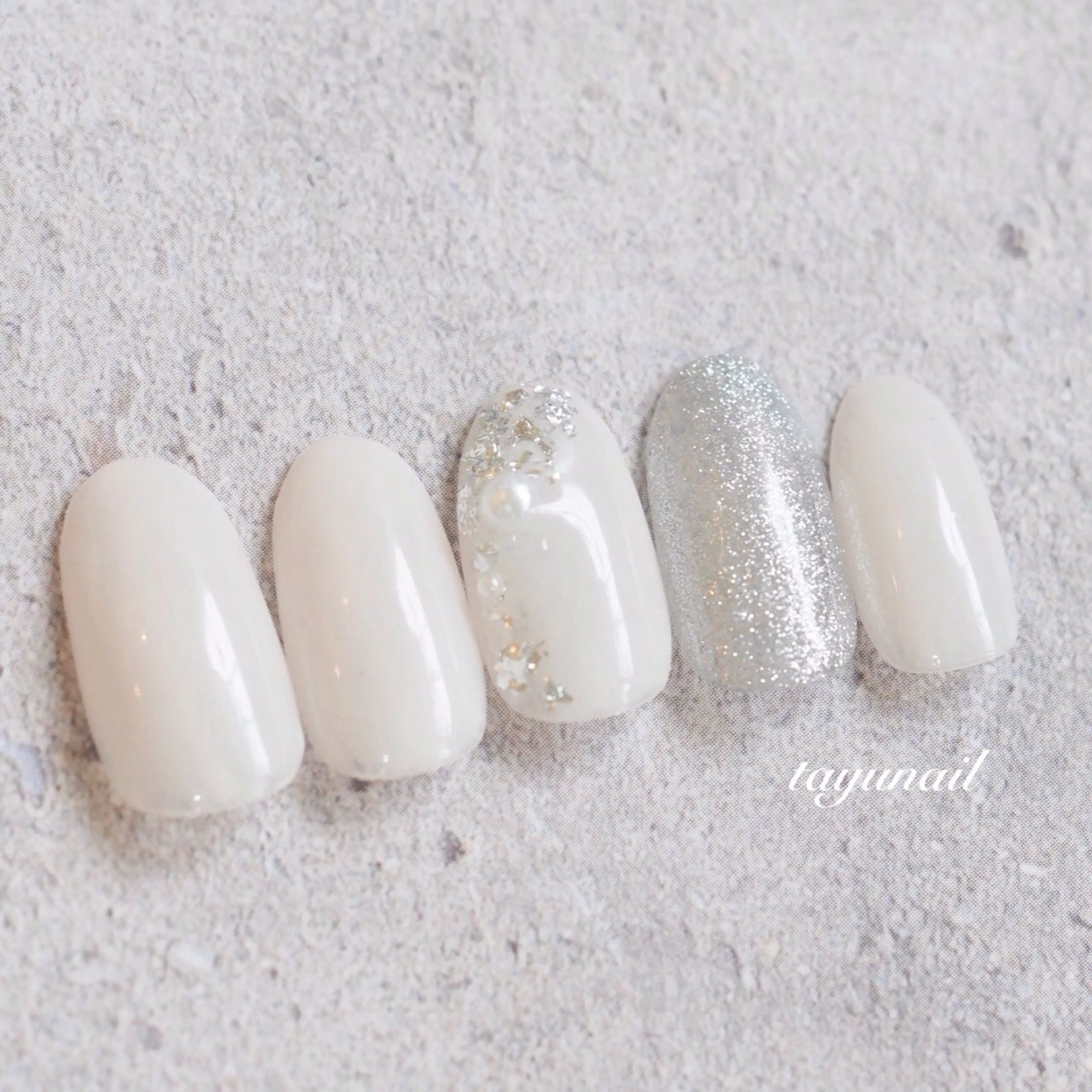 ネイル アートネイル ジェルネイル パラジェル シンプルネイル ハンドネイル ネイルサロン・ネイルスクール　たゆnail所属・ネイルサロン 【たゆnail】のネイルデザイン