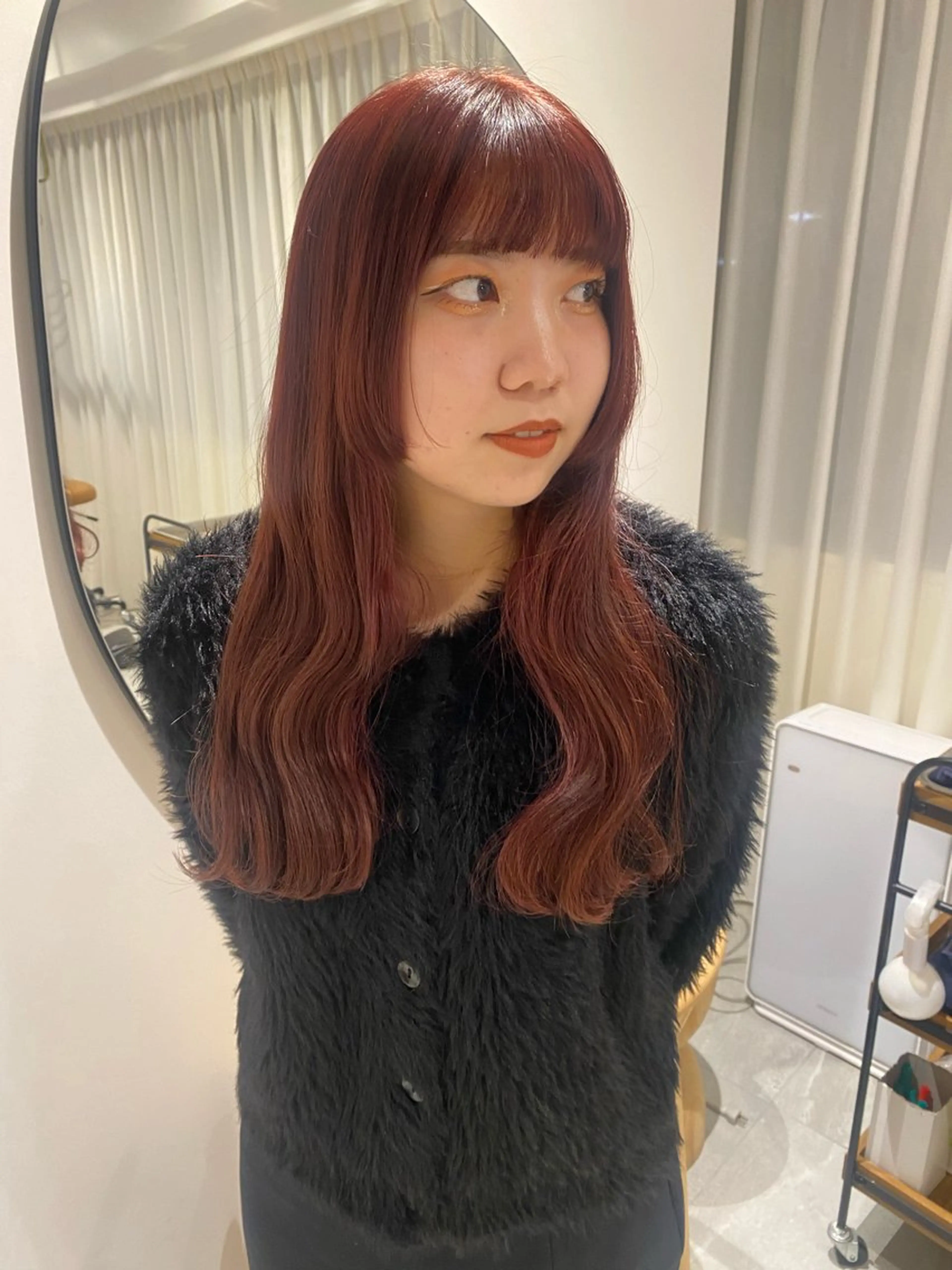 カラー knock所属・knock　國友 華乃のヘアスタイル