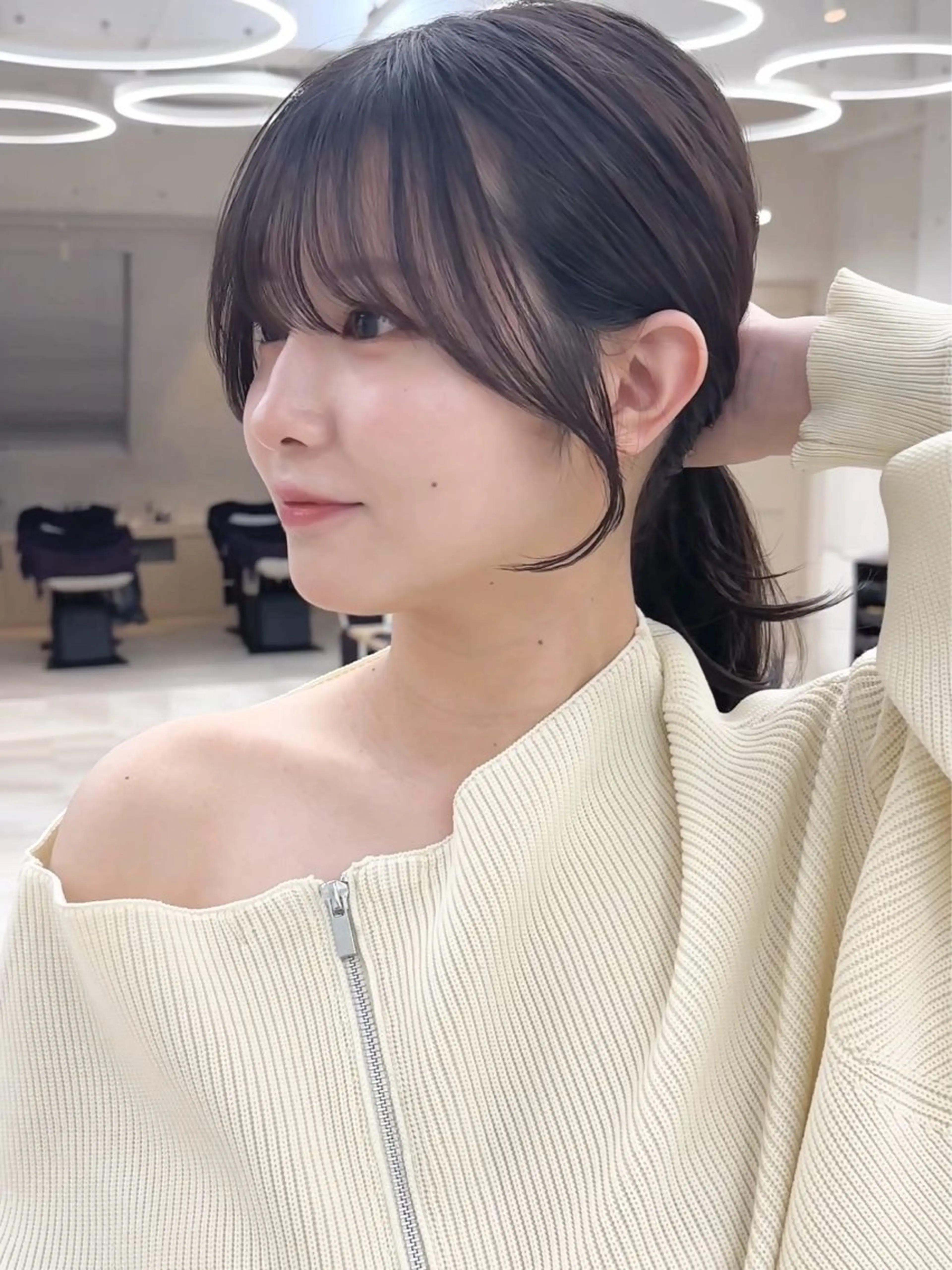 セミロング i .Fukuoka所属・てーと /レイヤーカットのヘアスタイル