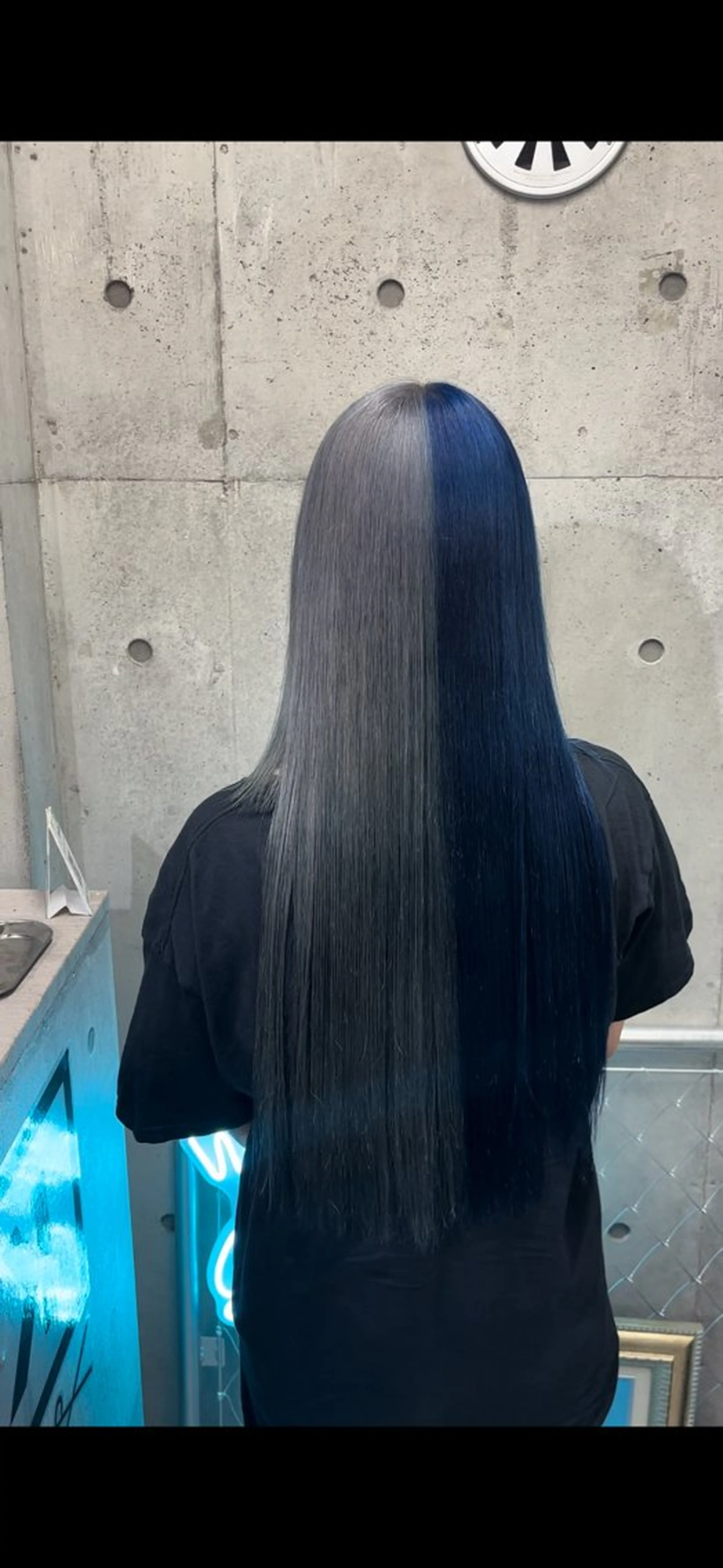 ロング カラー カット トリートメント ハイトーン/メンズ/ ウルフ特化 小松のヘアスタイル