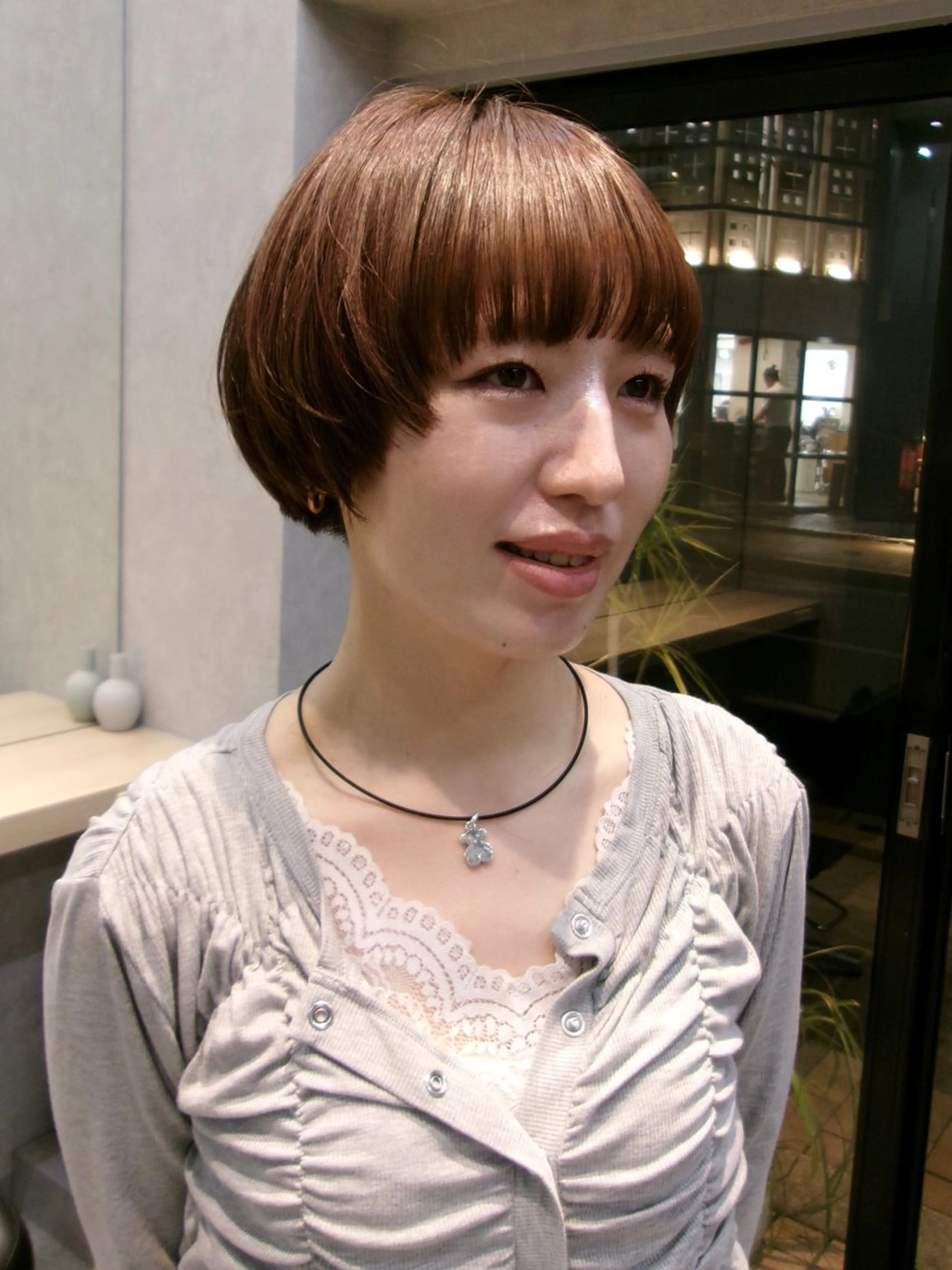 ショート ショートヘア カット ヘアカラー トリートメント ✳︎透明感カラー✳︎ ボブ✳︎nanaのヘアスタイル