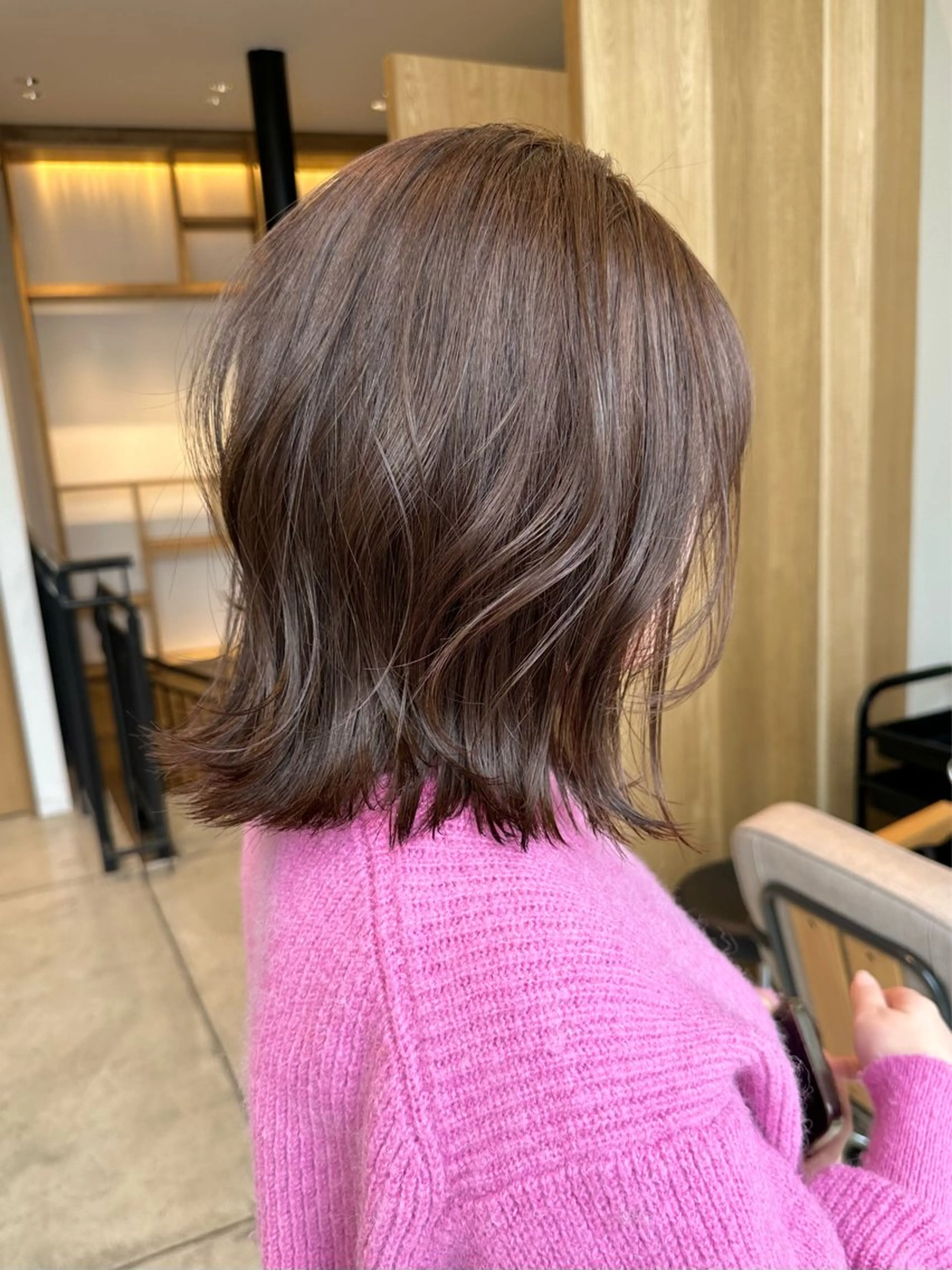 ミディアム sea by luvismけやき通り2号店所属・ボブ/ショート/ 縮毛矯正/岸本恭明のヘアスタイル