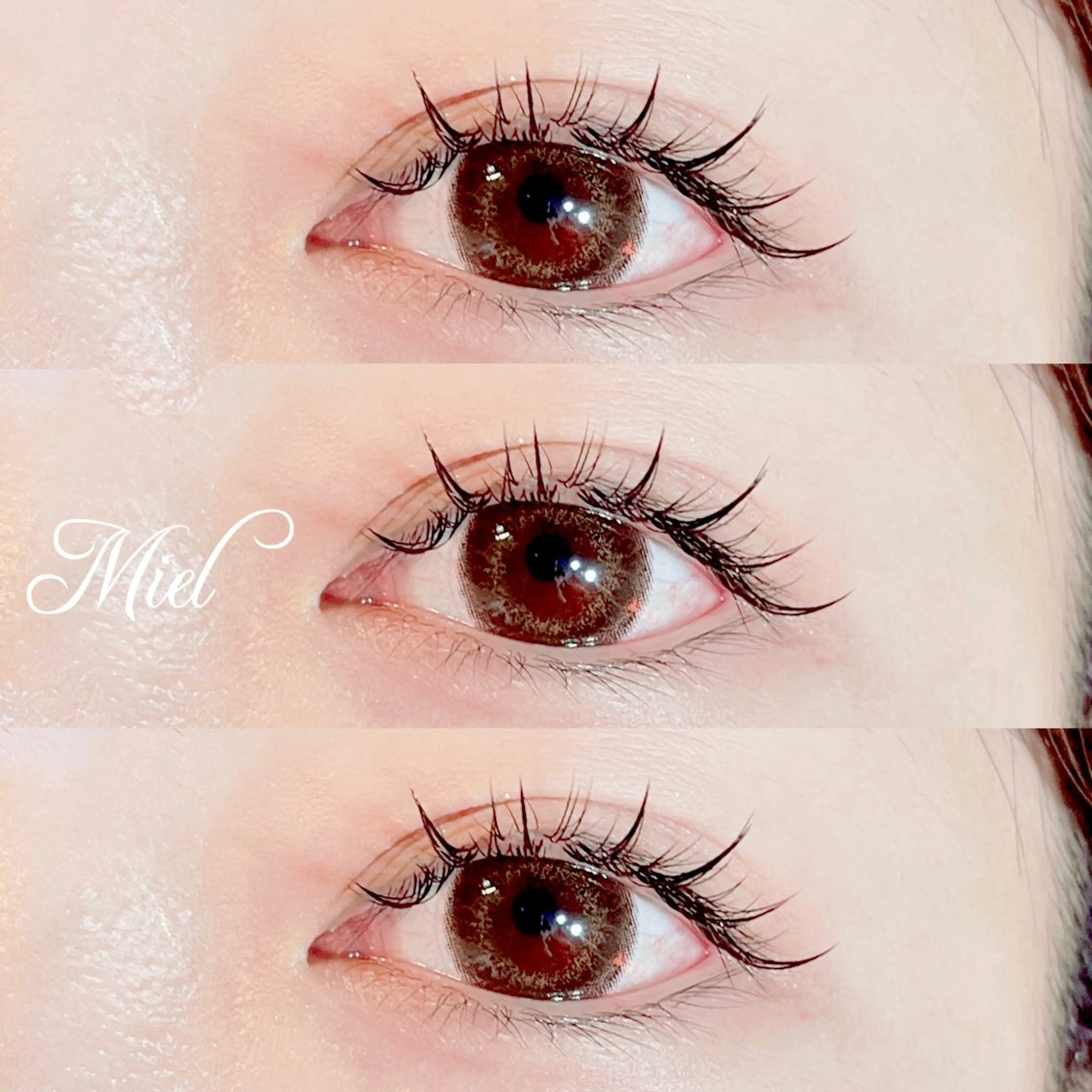 マツエク・マツパ カラーマツエク フラットラッシュ ボリュームラッシュ ワンホンマツエク Mori ✨Mystical✨のマツエク・マツパデザイン