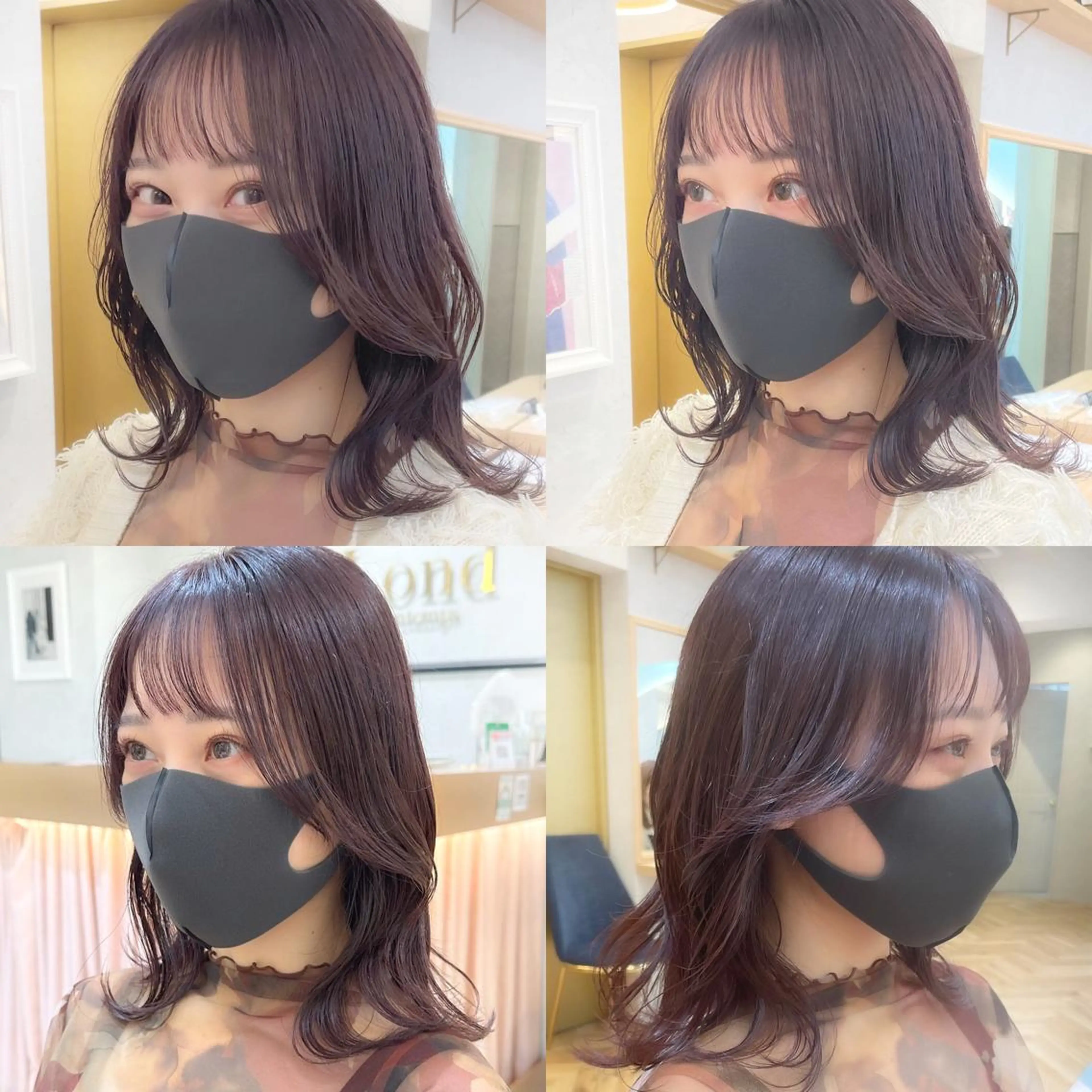 ミディアム 産休中2026.4月 復帰予定/野崎華代のヘアスタイル