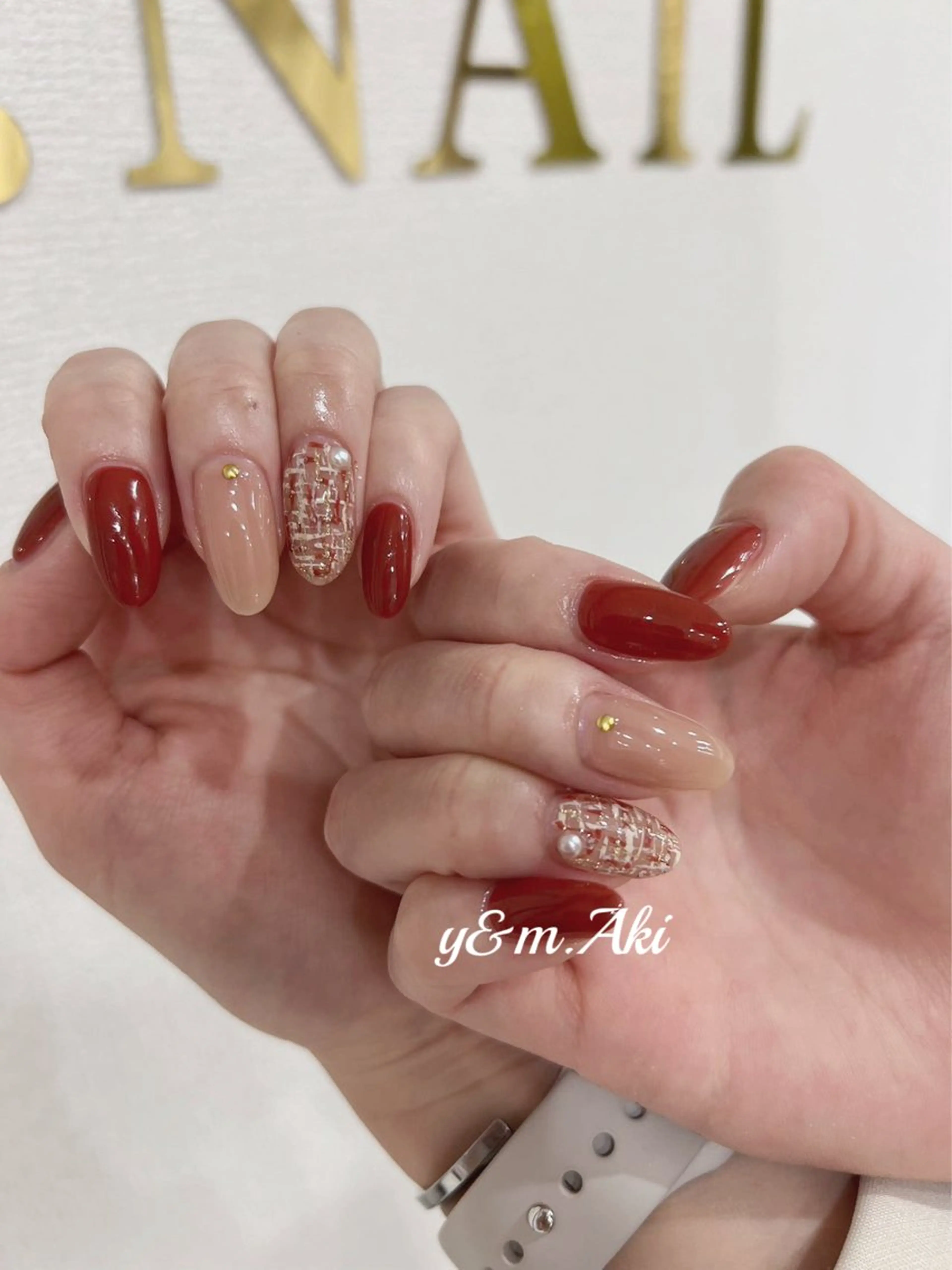 ネイル Ui_Amor (パラジェル)のネイルデザイン