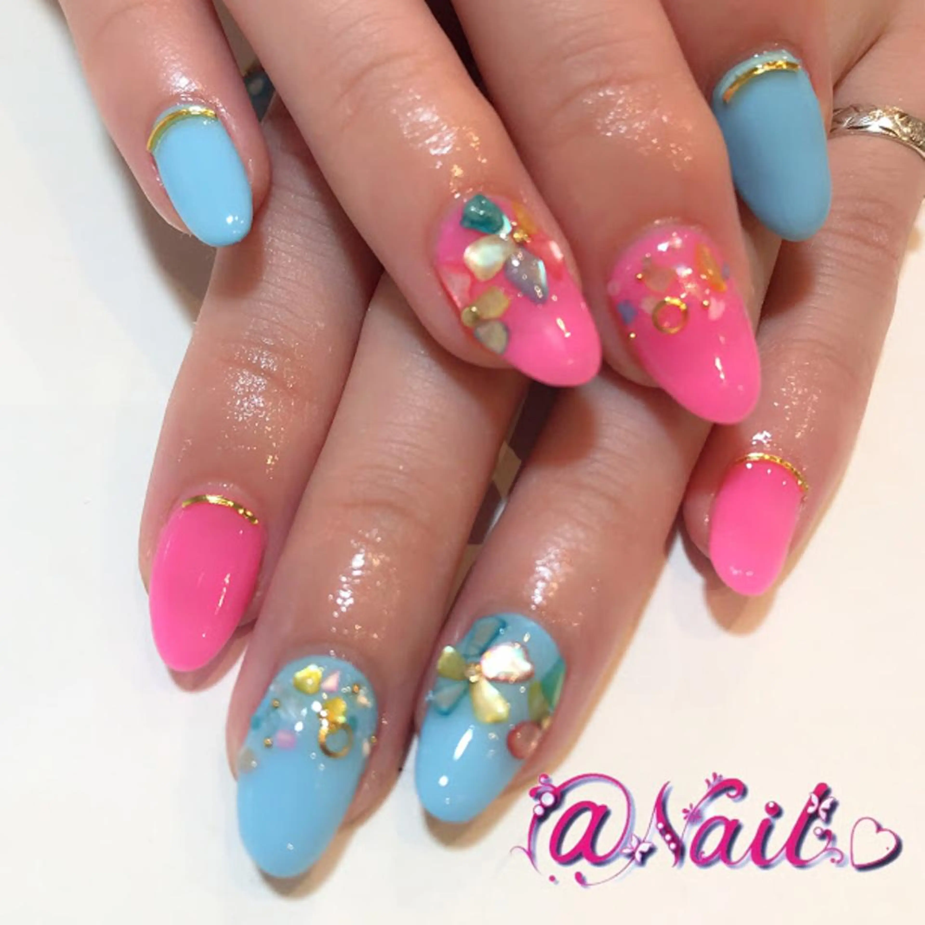 ネイル 小尾 栞のネイルデザイン