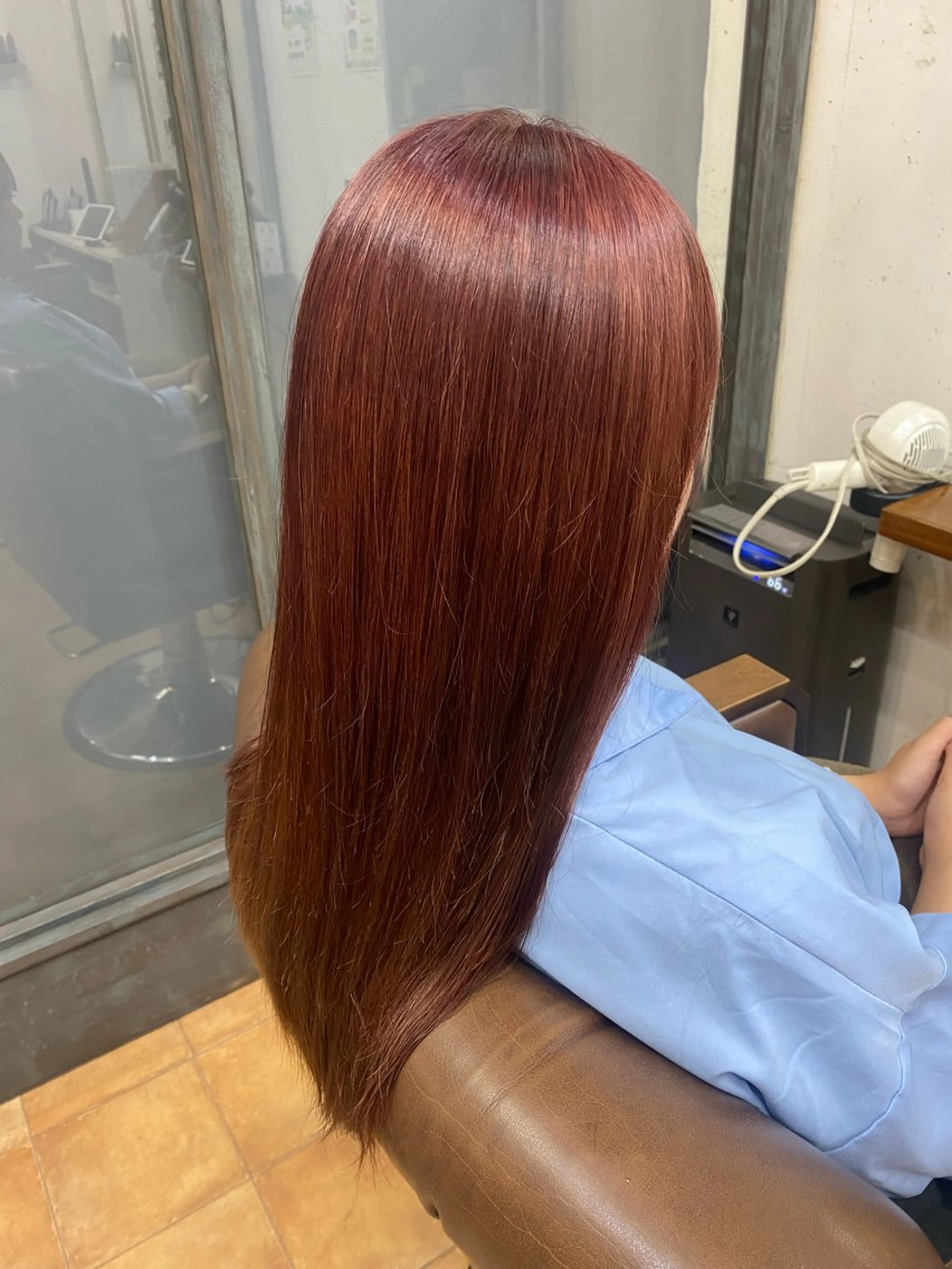 ロング カラー ダブルカラー 金子 明日香のヘアスタイル