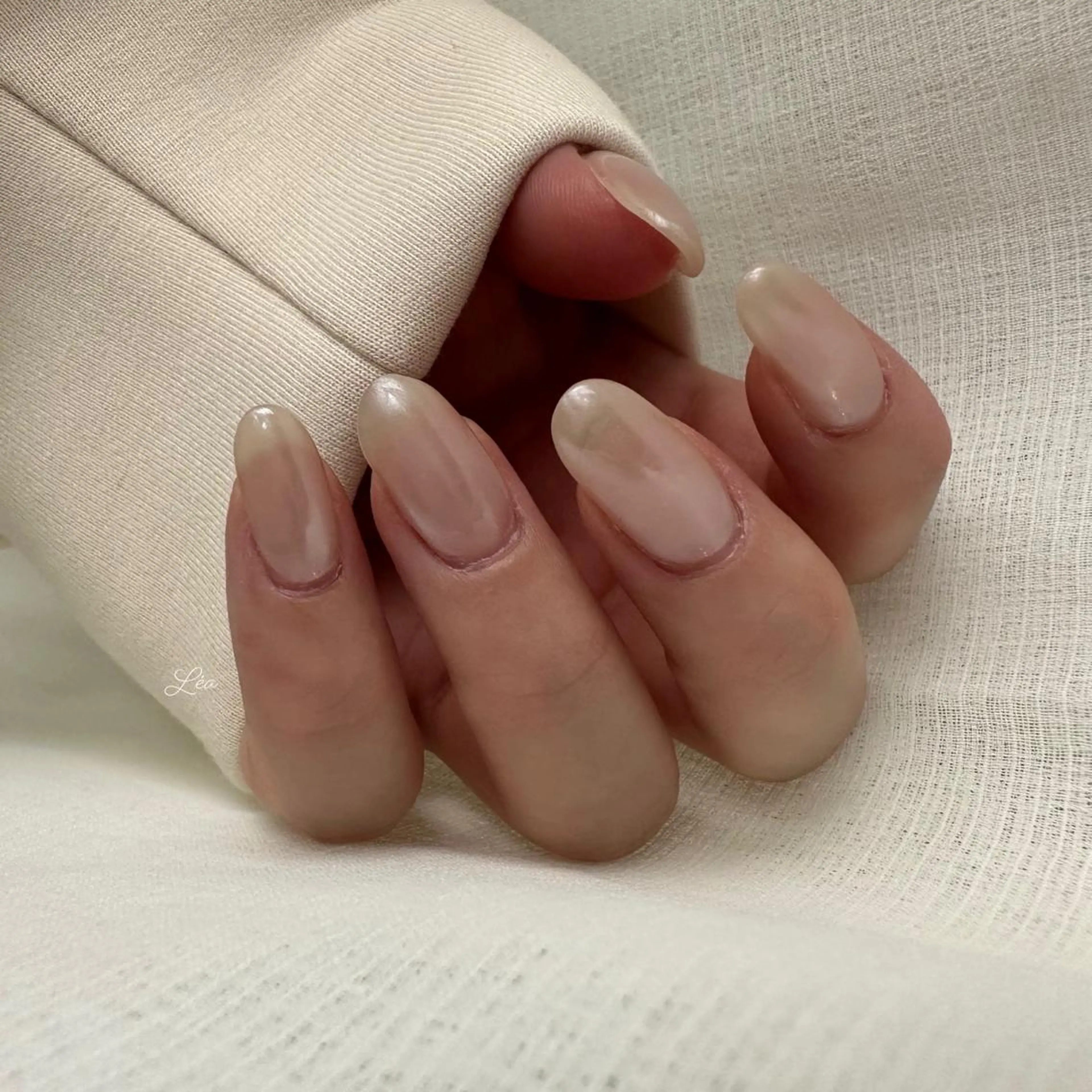 ネイル ジェルネイル ミラーネイル パラジェル ソフトジェル Léa nailのネイルデザイン