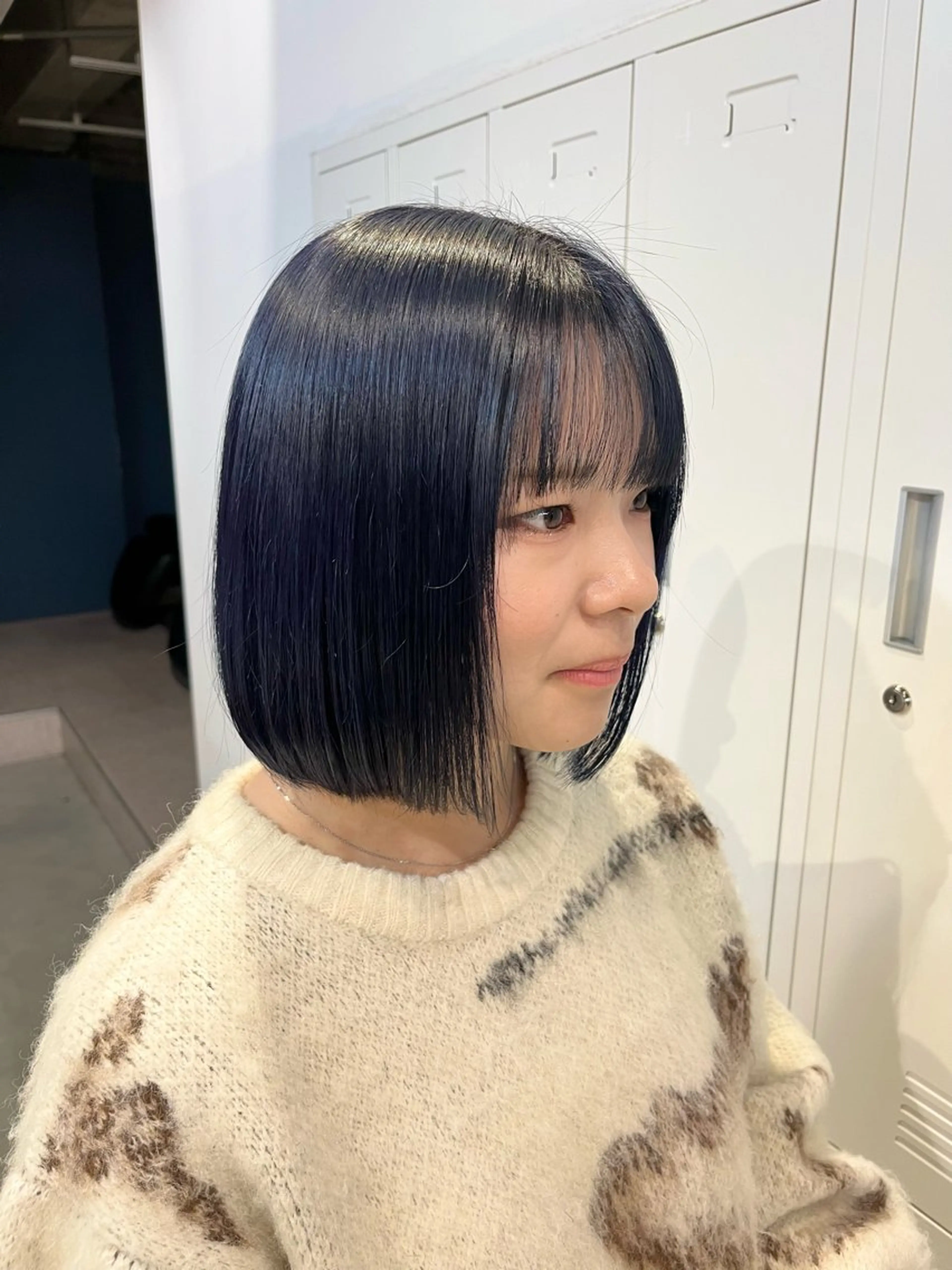 ショート カラー ブルーカラー ダブルカラー ネイビーカラー カット ヘアカラー 🌷レイヤーカット/ フルキシオリ🌷のヘアスタイル