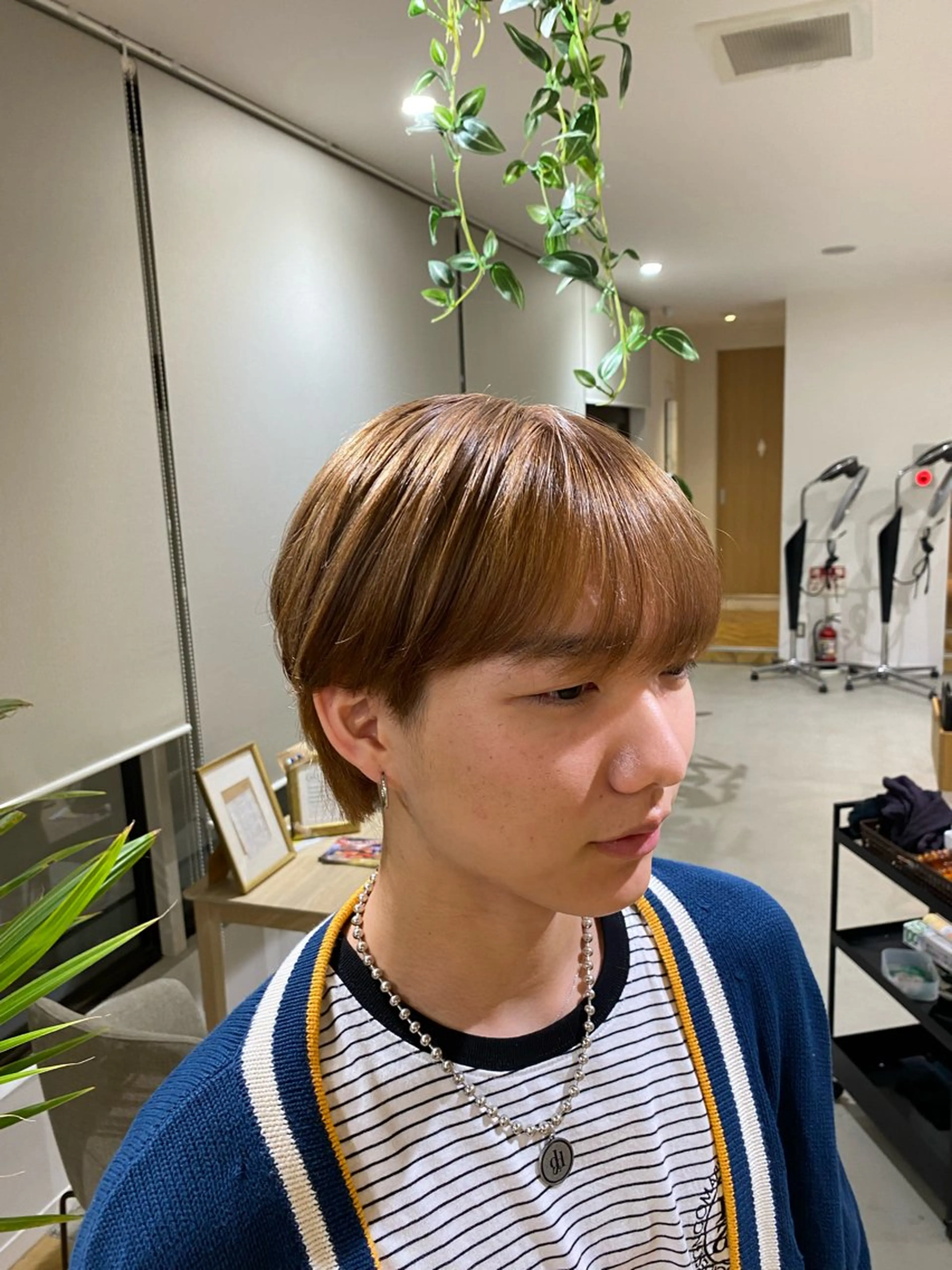 カラー メンズ yate'/ Wカラー/小出捷也のヘアスタイル