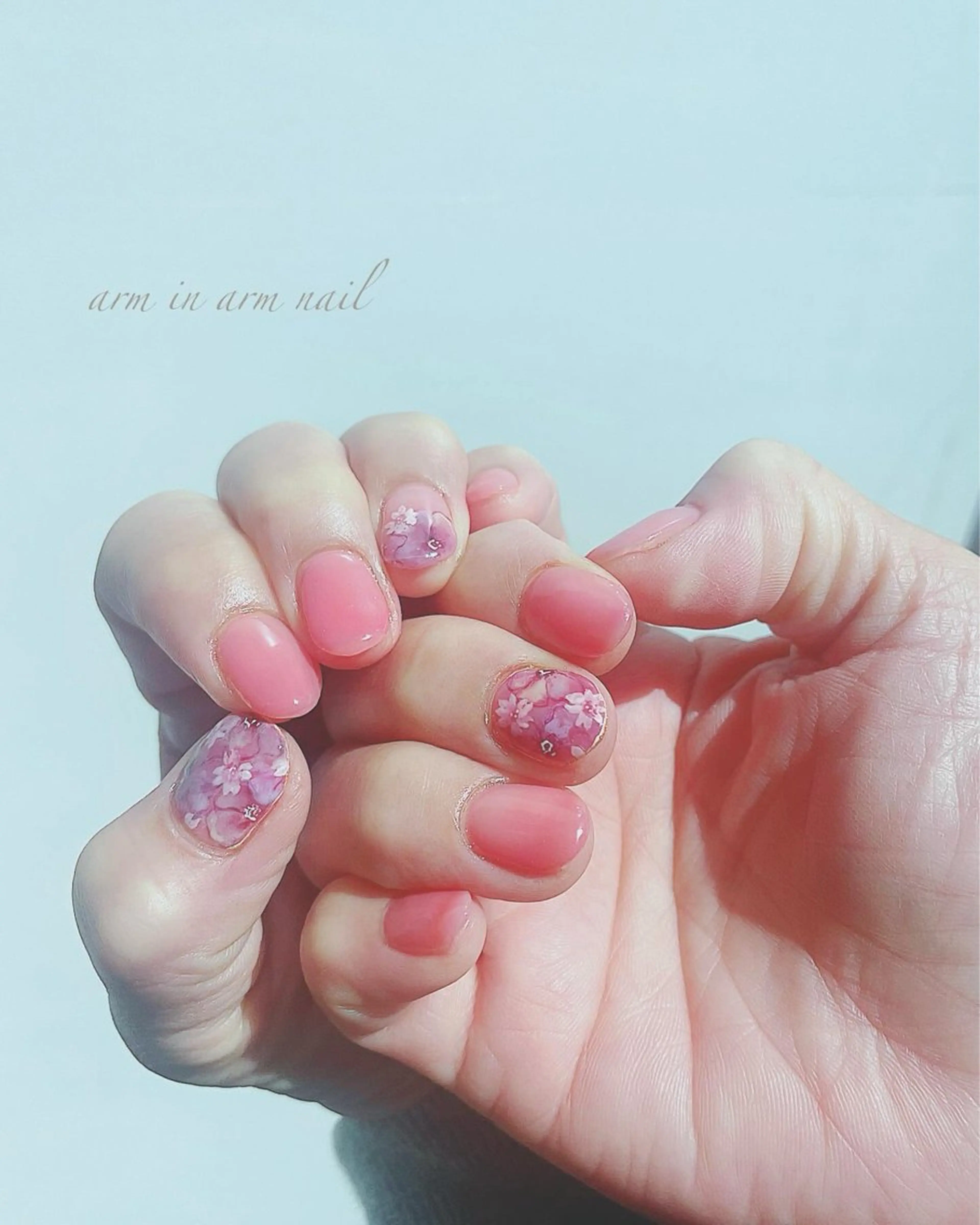ネイル arm in arm ︎✿Yamamotoのマツエク・マツパデザイン