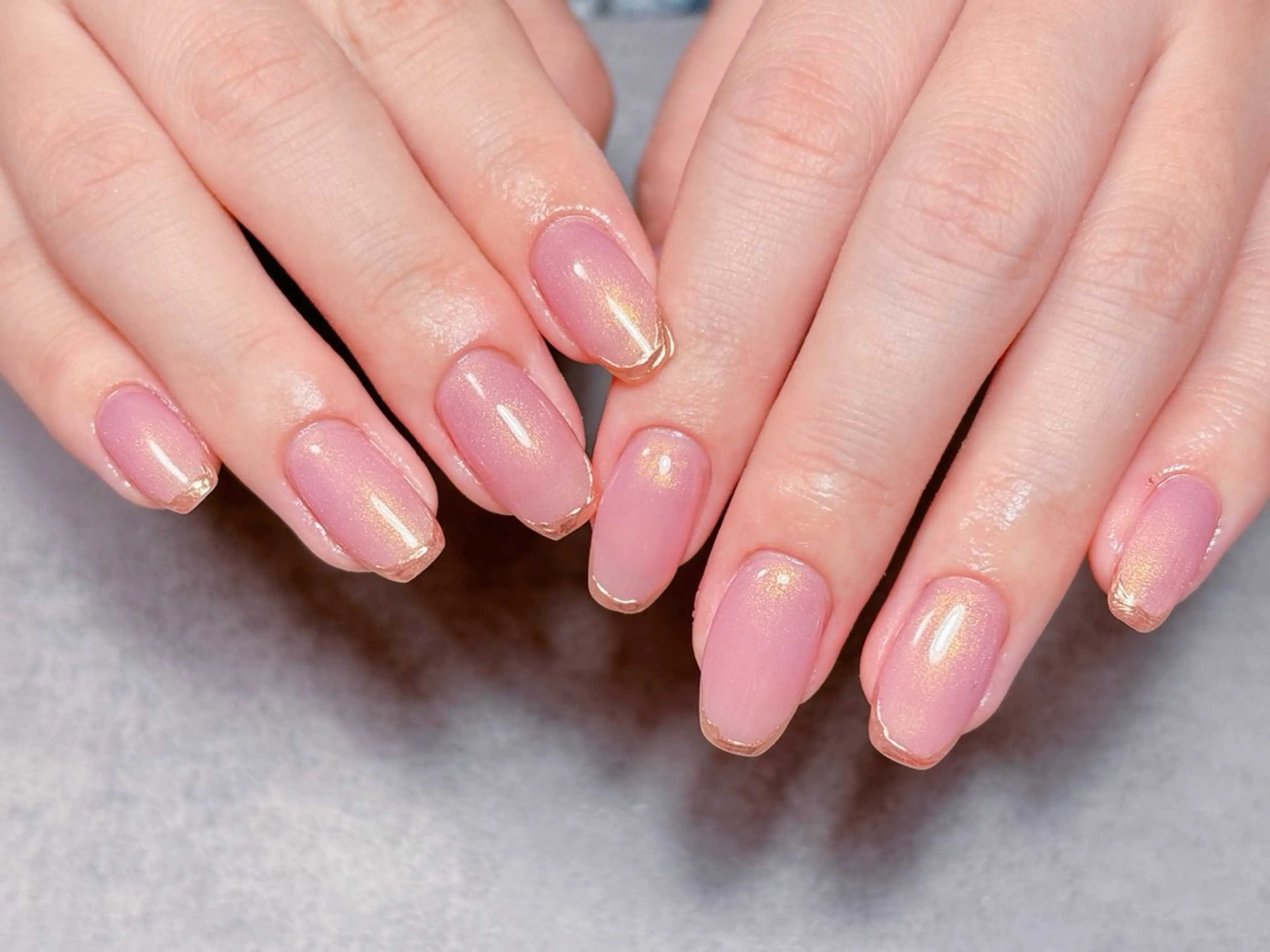 ネイル 桜ネイル フラワーネイル マグネットネイル ミラーネイル ニュアンスネイル ハンドネイル ハンドケア ゆ か_Nails💫のネイルデザイン