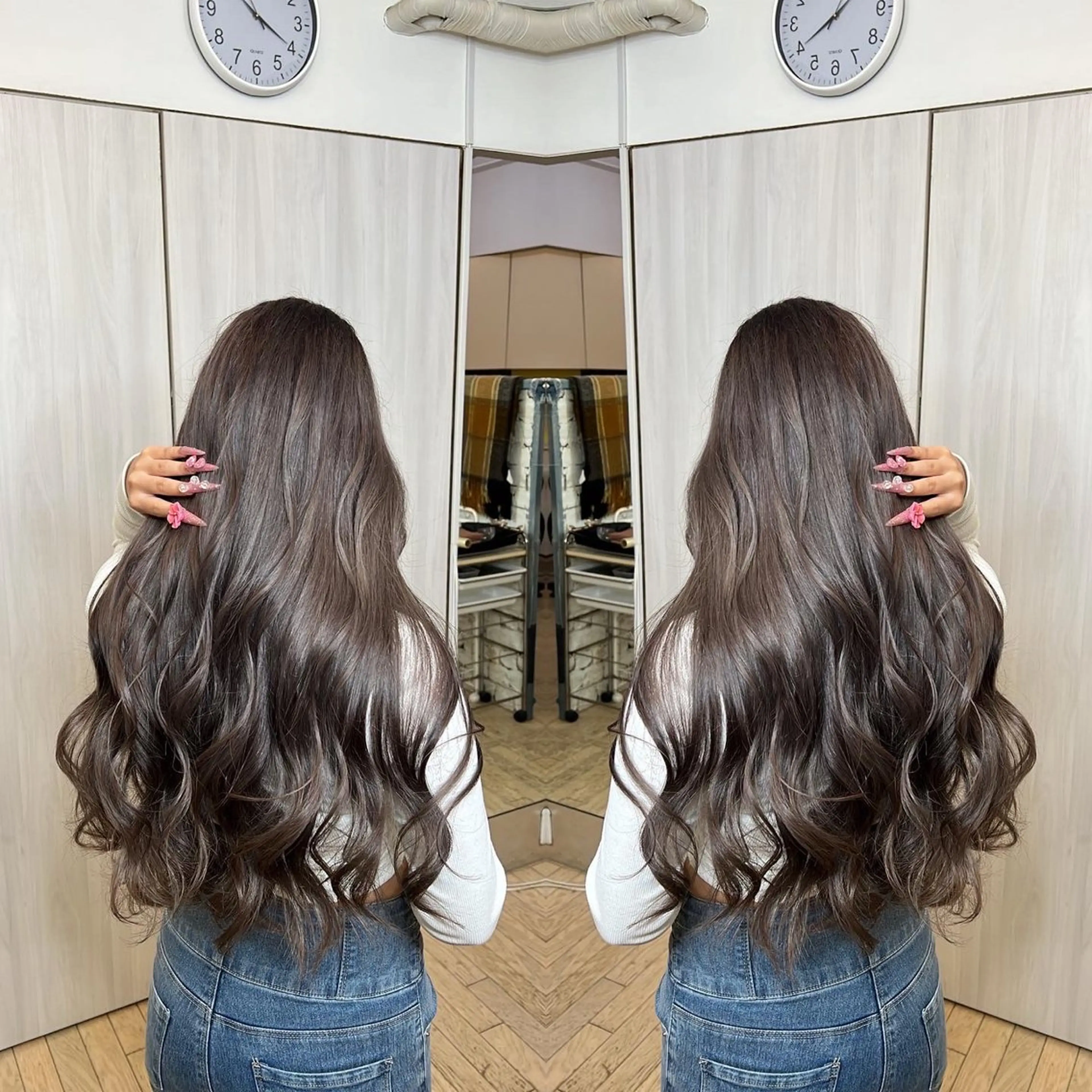 ロング カラー レイヤー/ボブ/ ミニボブ/AOIのヘアスタイル