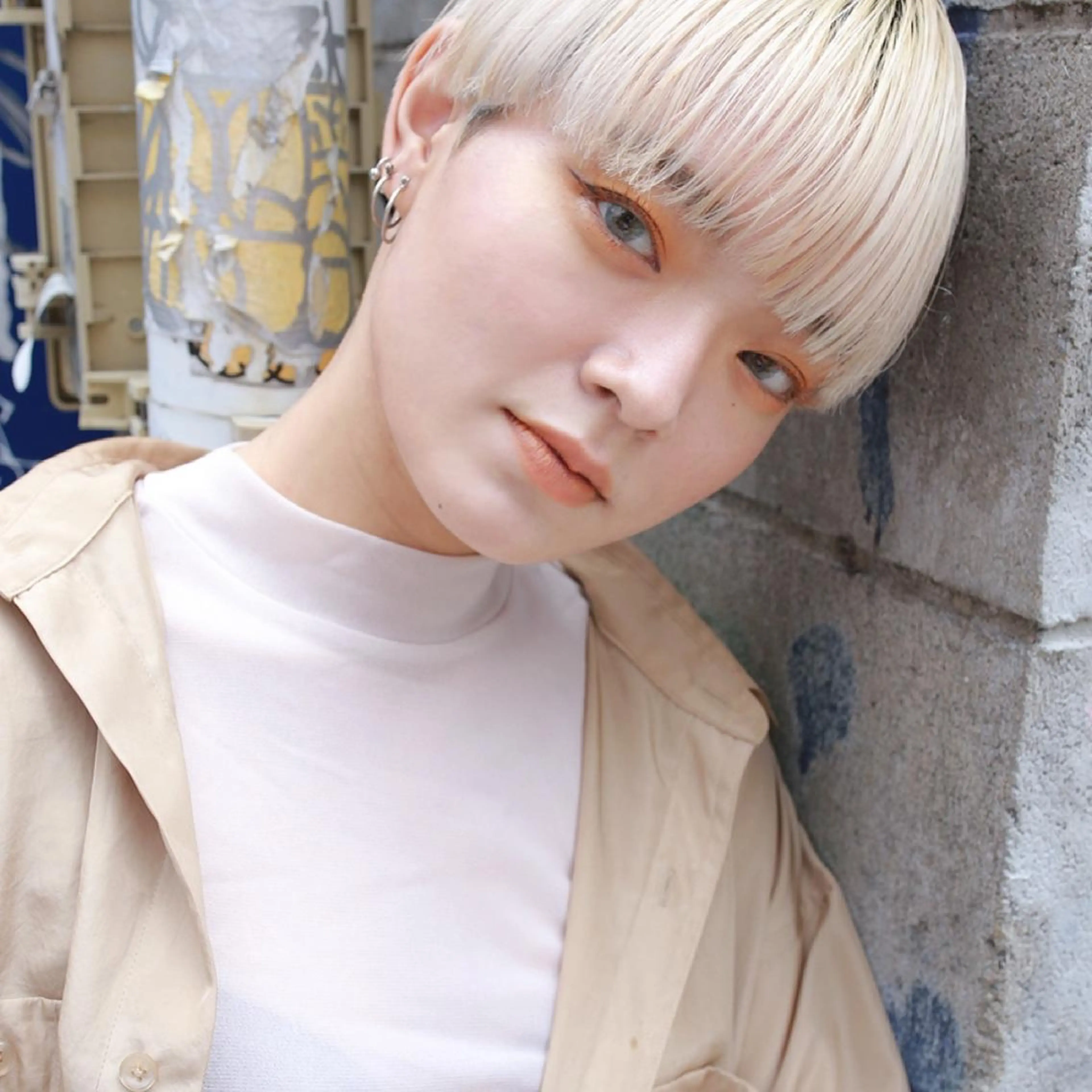 ショート カラー ブリーチカラーが人気 onnuのヘアスタイル