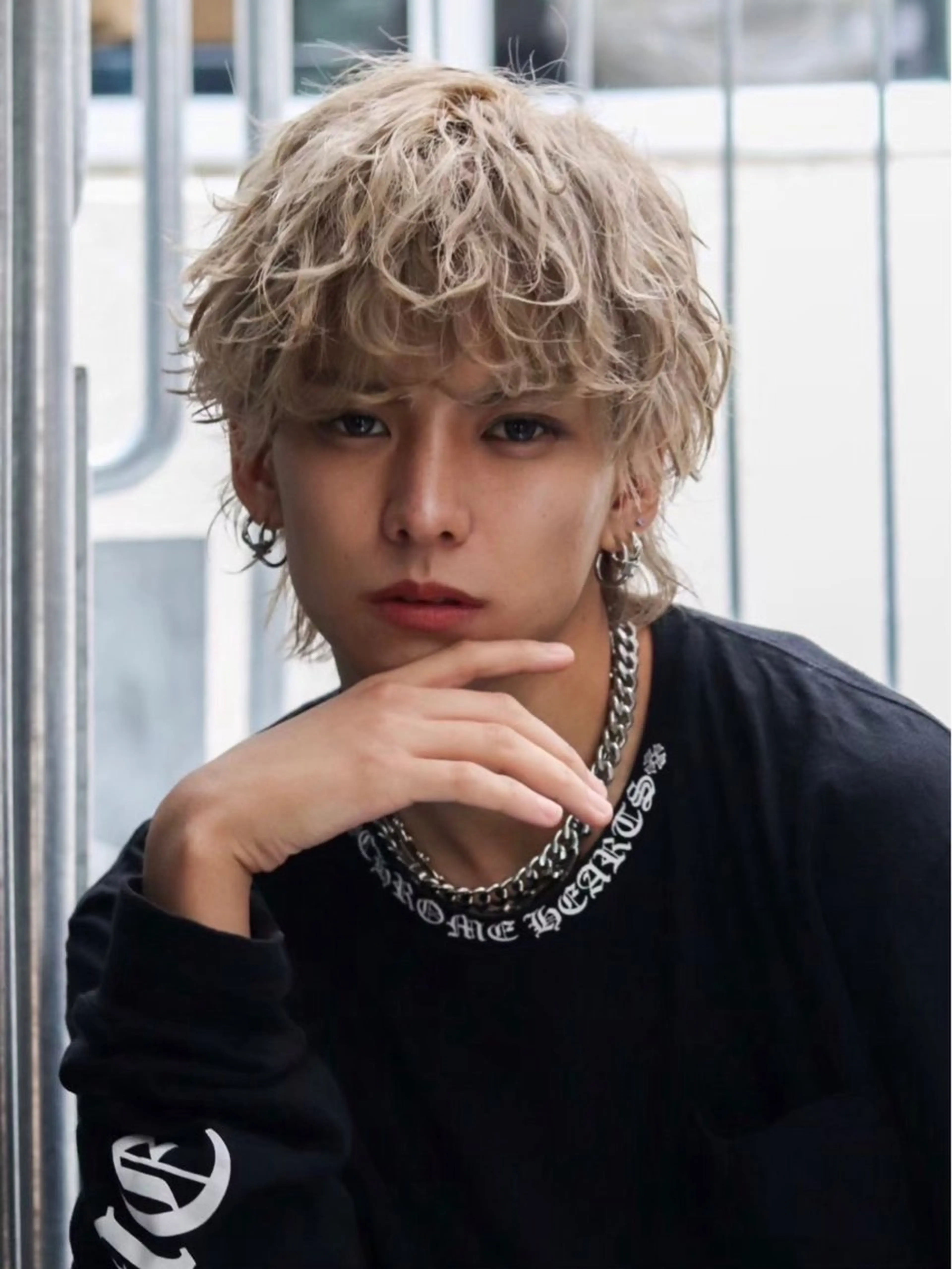 カラー メンズ 💀EDEN副店長/ ブリーチ"骨格補正"のヘアスタイル