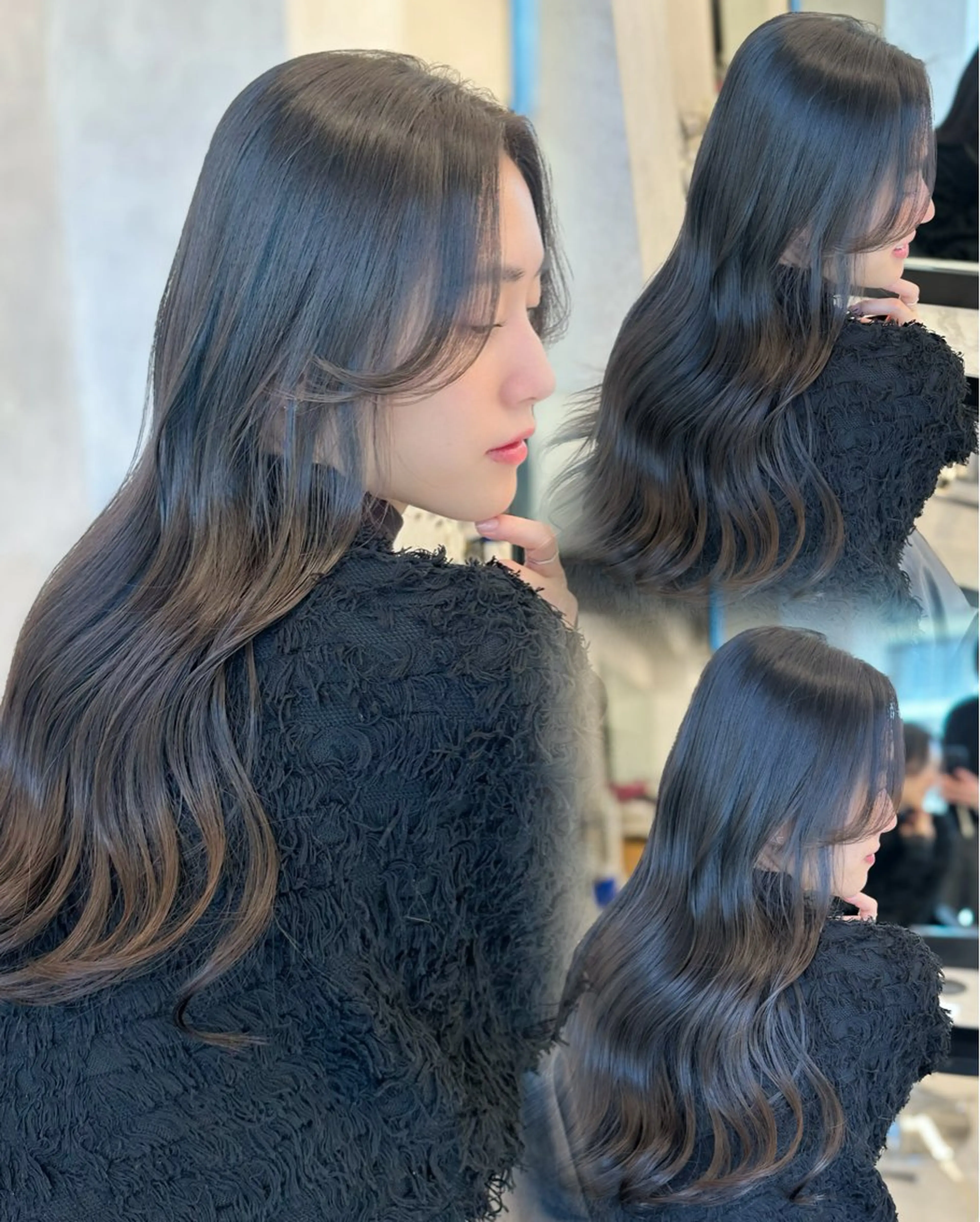 ロング カラー カット ヘアカラー トリートメント ブリーチなし/レイヤ ー特化🌈Tommyのヘアスタイル