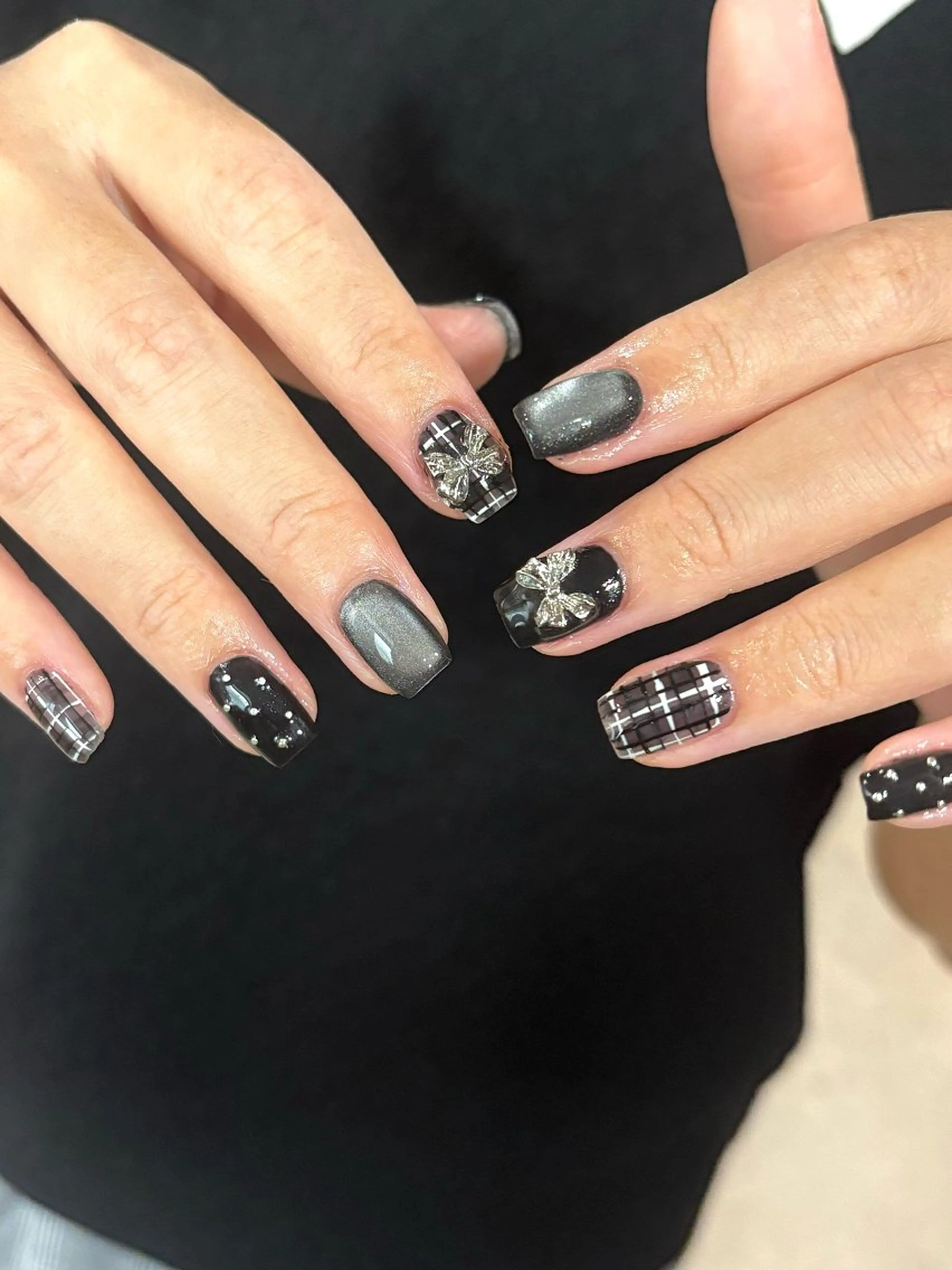 ネイル リボン nailatelier elsol.所属・atelier elsol.のネイルデザイン