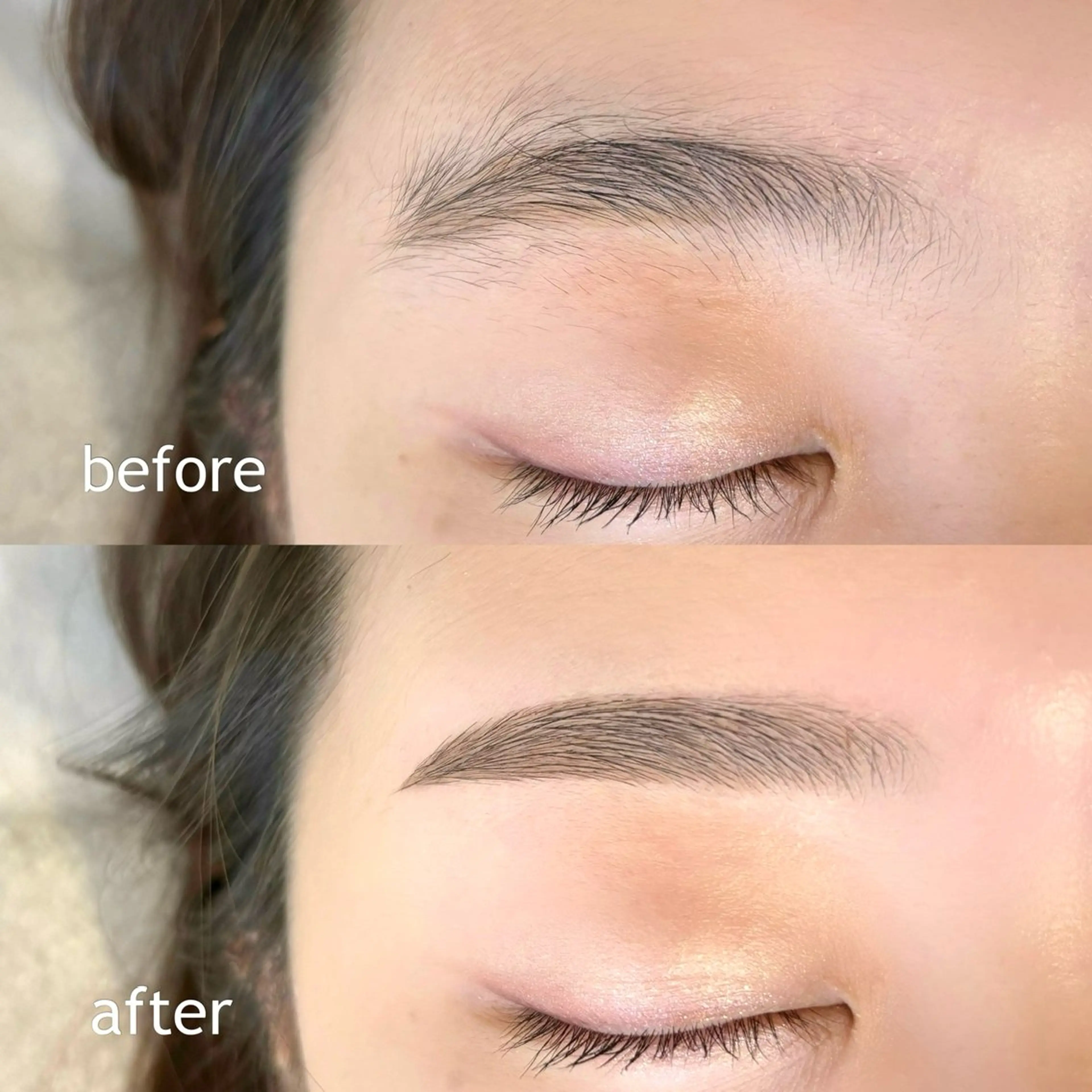 アイブロウ ワックス脱毛 眉カット Elme【エルメ】所属・✧ GOTO ✧ ナチュラル眉/まつパのマツエク・マツパデザイン