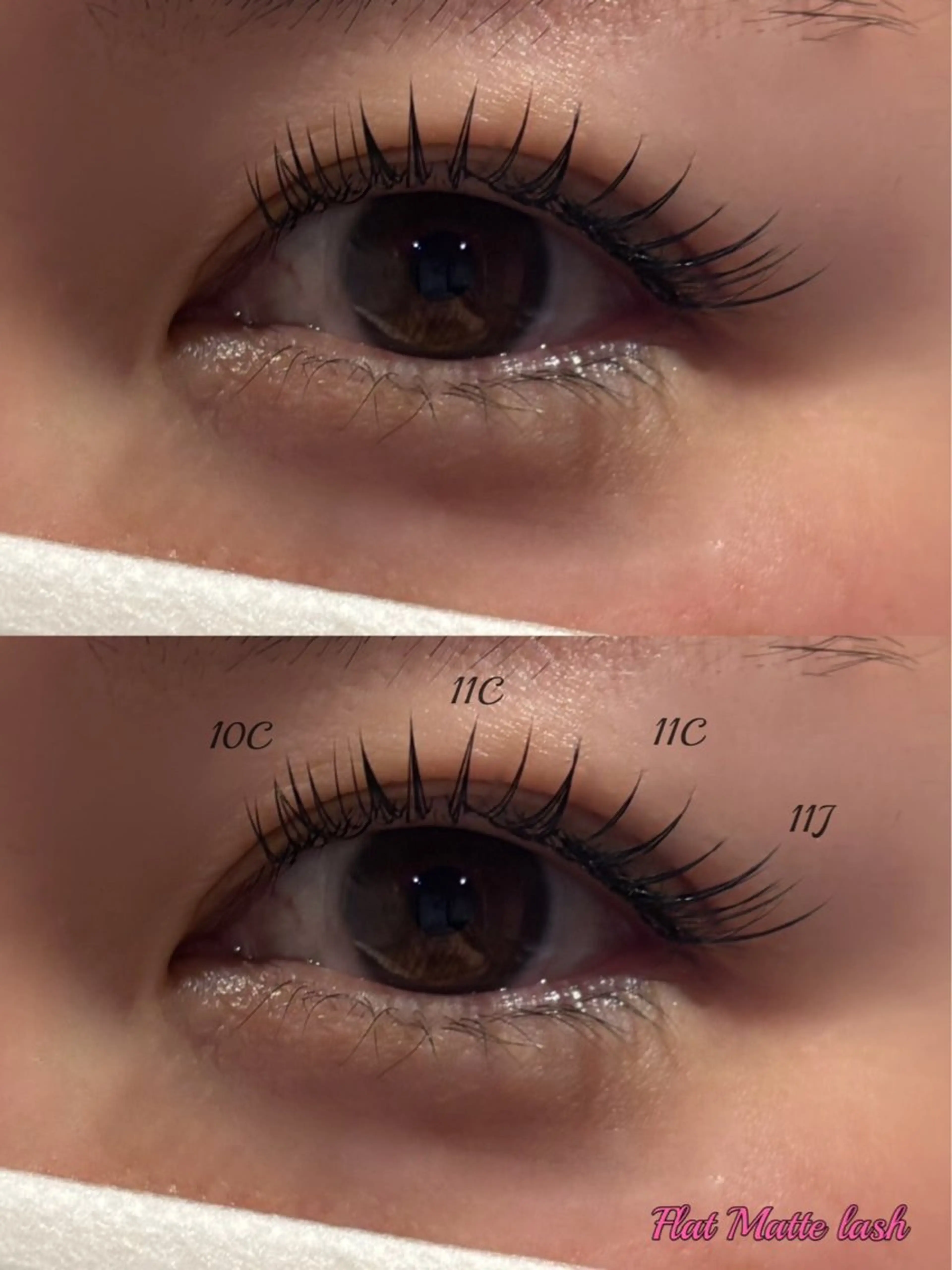 マツエク・マツパ 付け放題 フラットラッシュ ビューティサロンエクラ所属・ビューティーサロン エクラ【薬院•桜坂】のマツエク・マツパデザイン