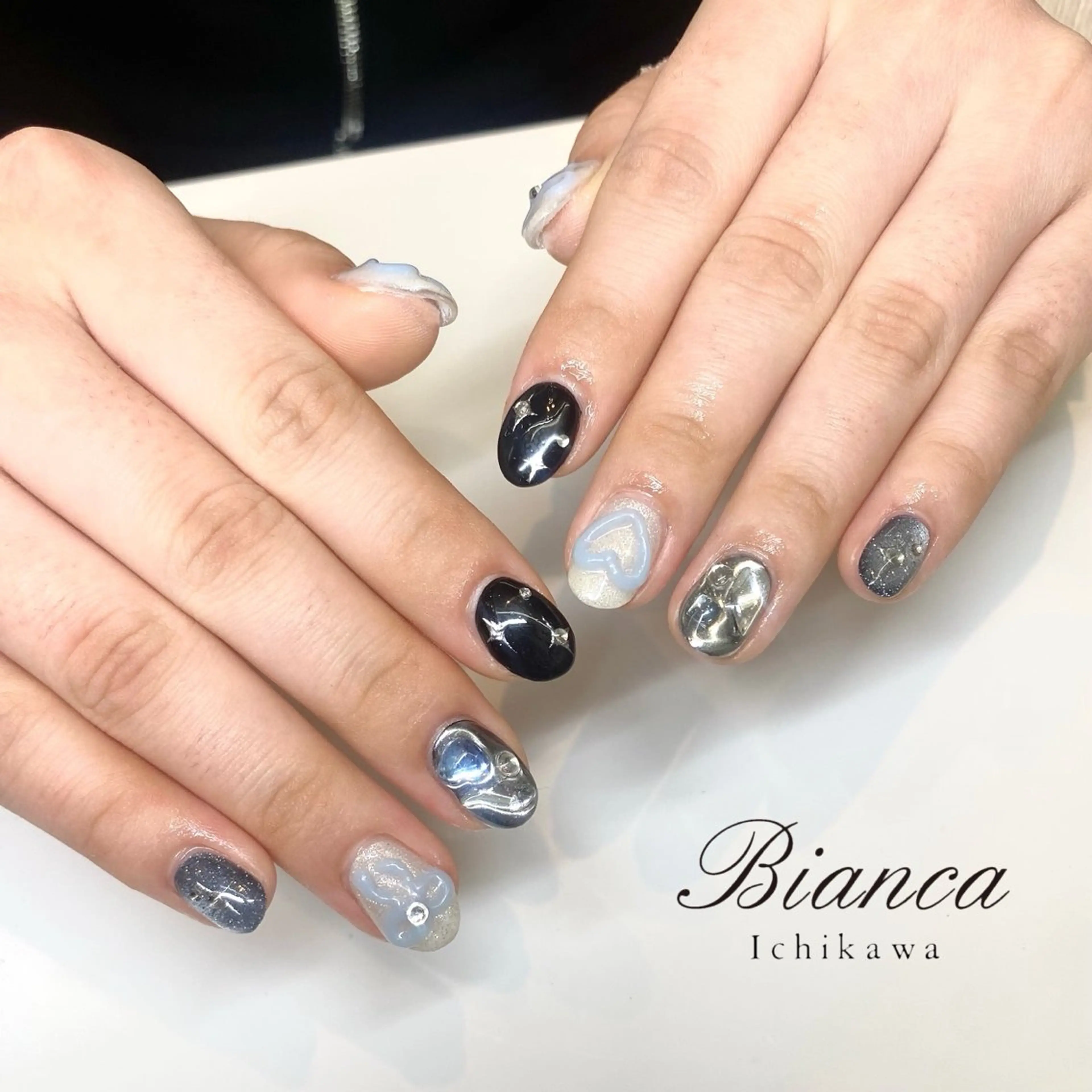 ネイル ハンドネイル Bianca 石井🎀のネイルデザイン