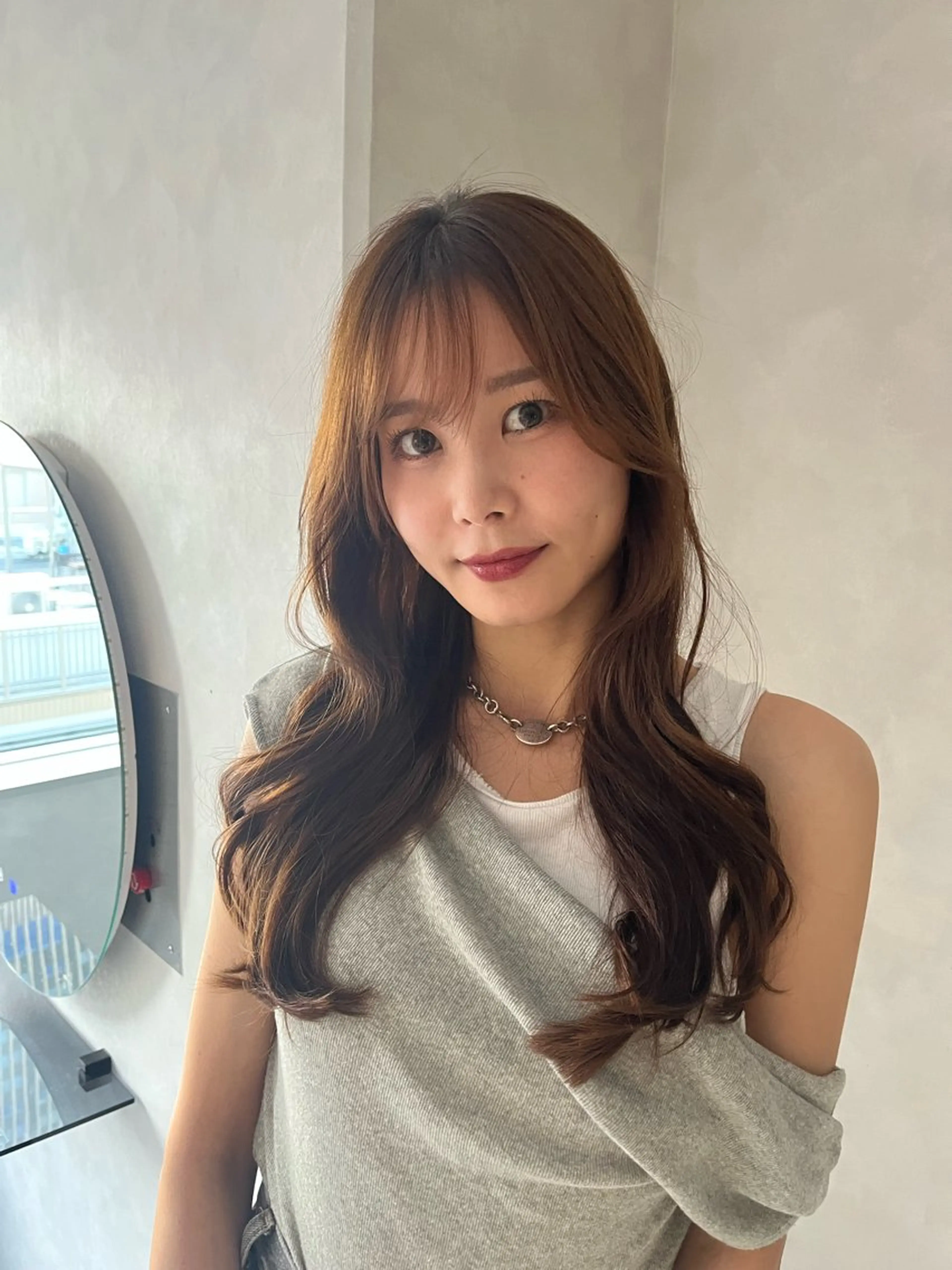 ロング 嶋田 咲音のヘアスタイル