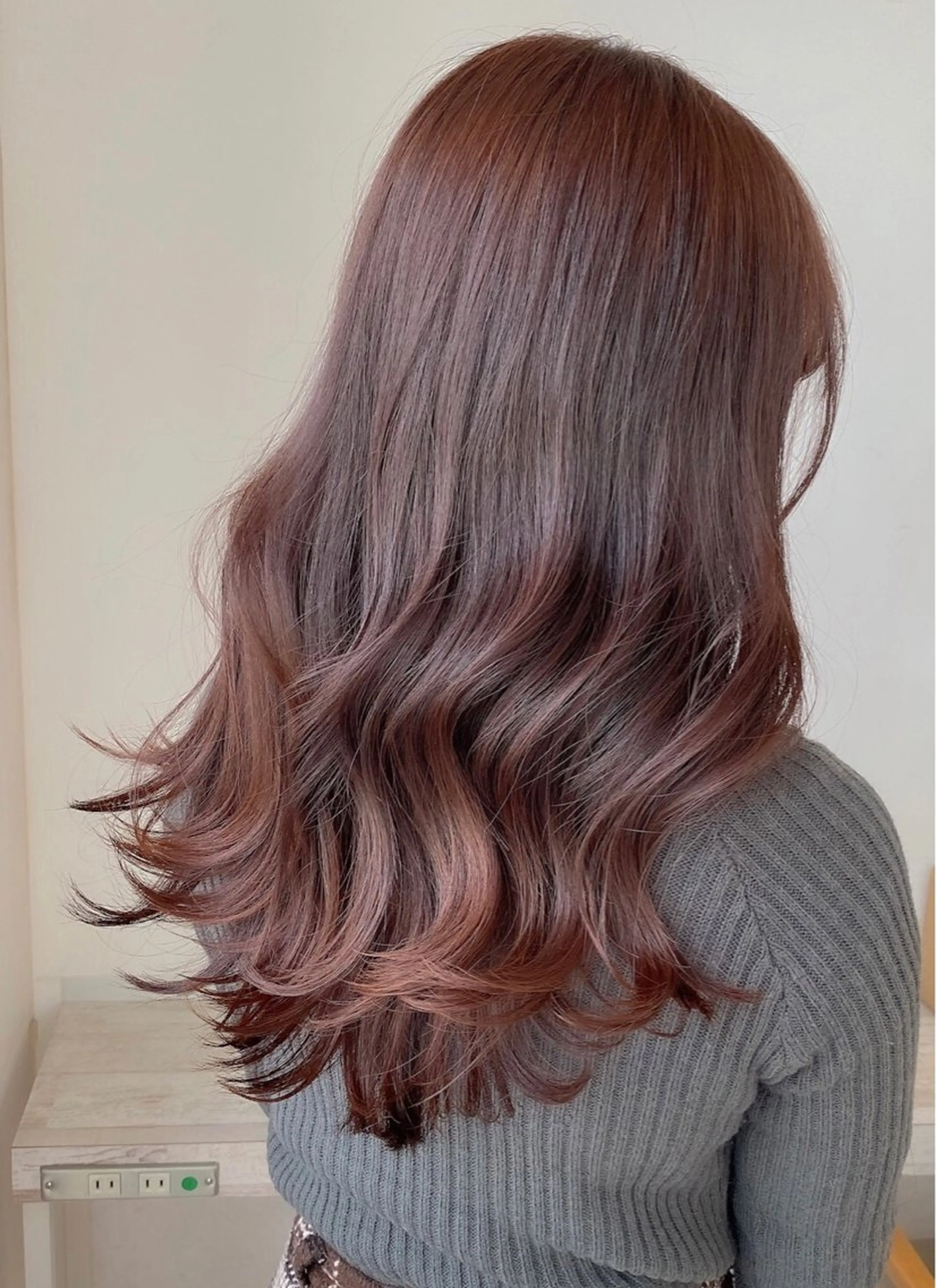 ロング カラー 新宿／透明感カラー/ 髪質改善/早野大空のヘアスタイル