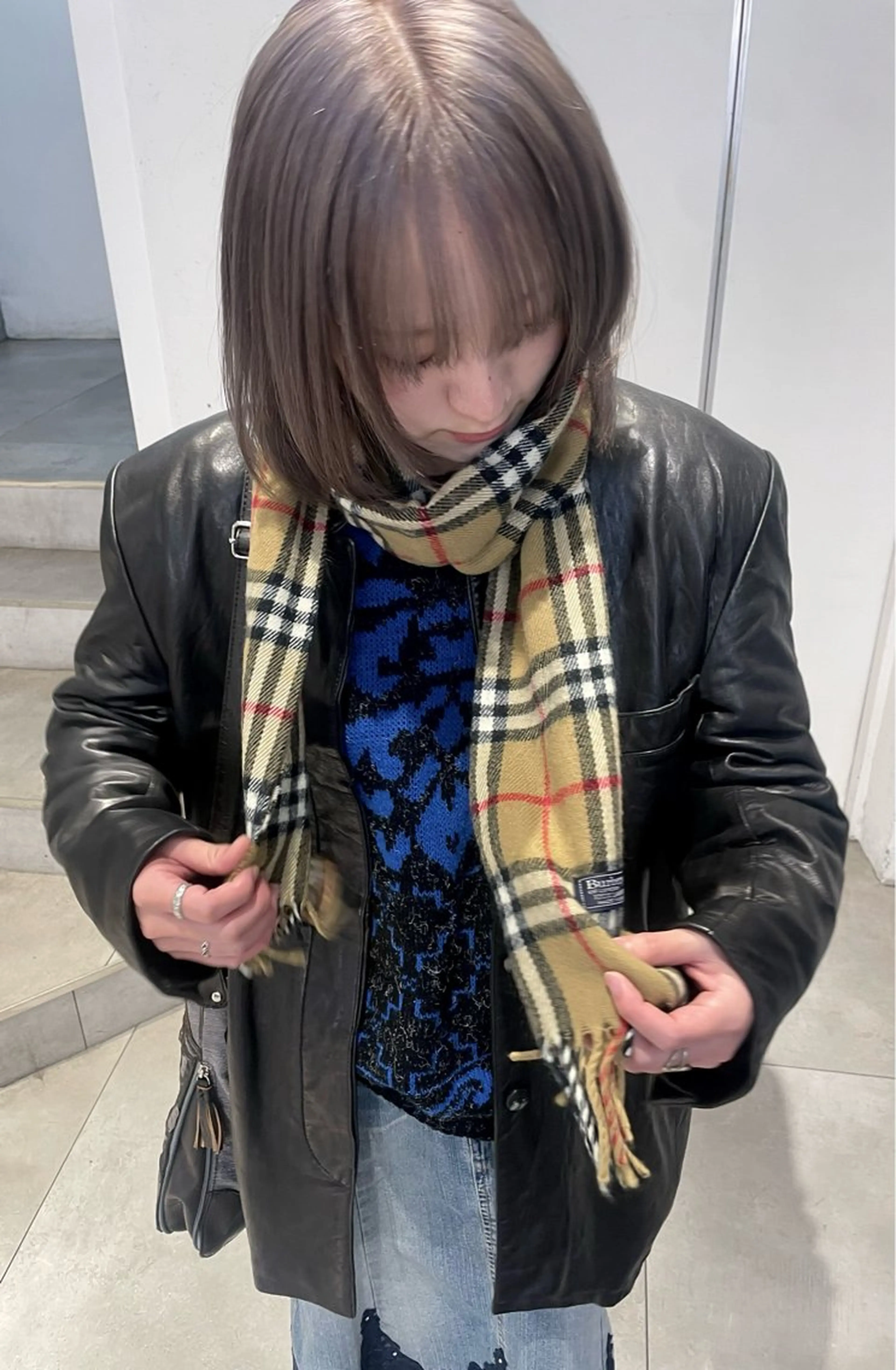 カラー ヘアカラー ハッシュレイヤー/ ハイトーン/senaのヘアスタイル