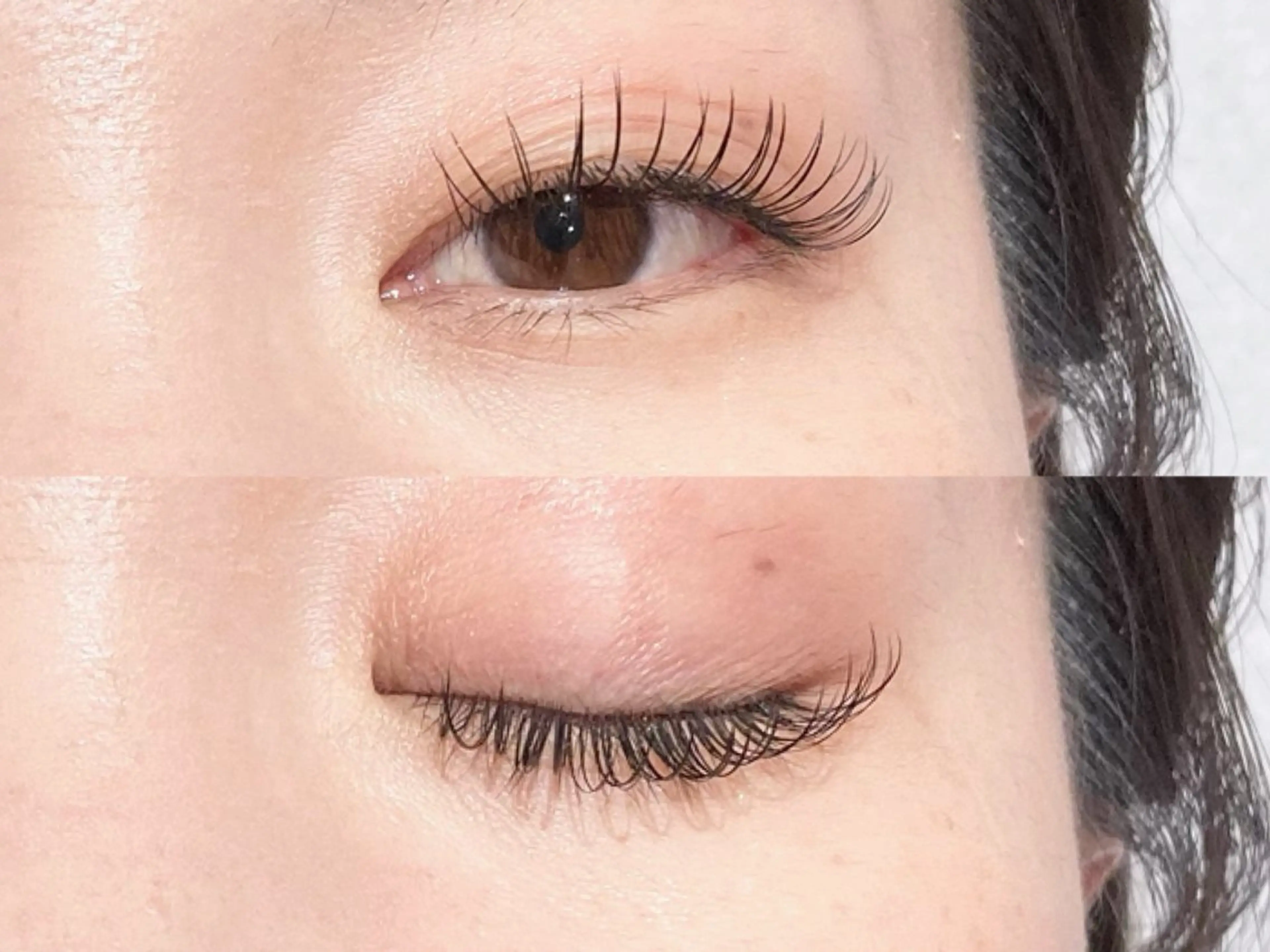 🍊華やかな目元にしたい方におすすめ🍊ミンク120本（オフ・コーティング指名料込）フラットラッシュ・カラー＋¥1100の写真