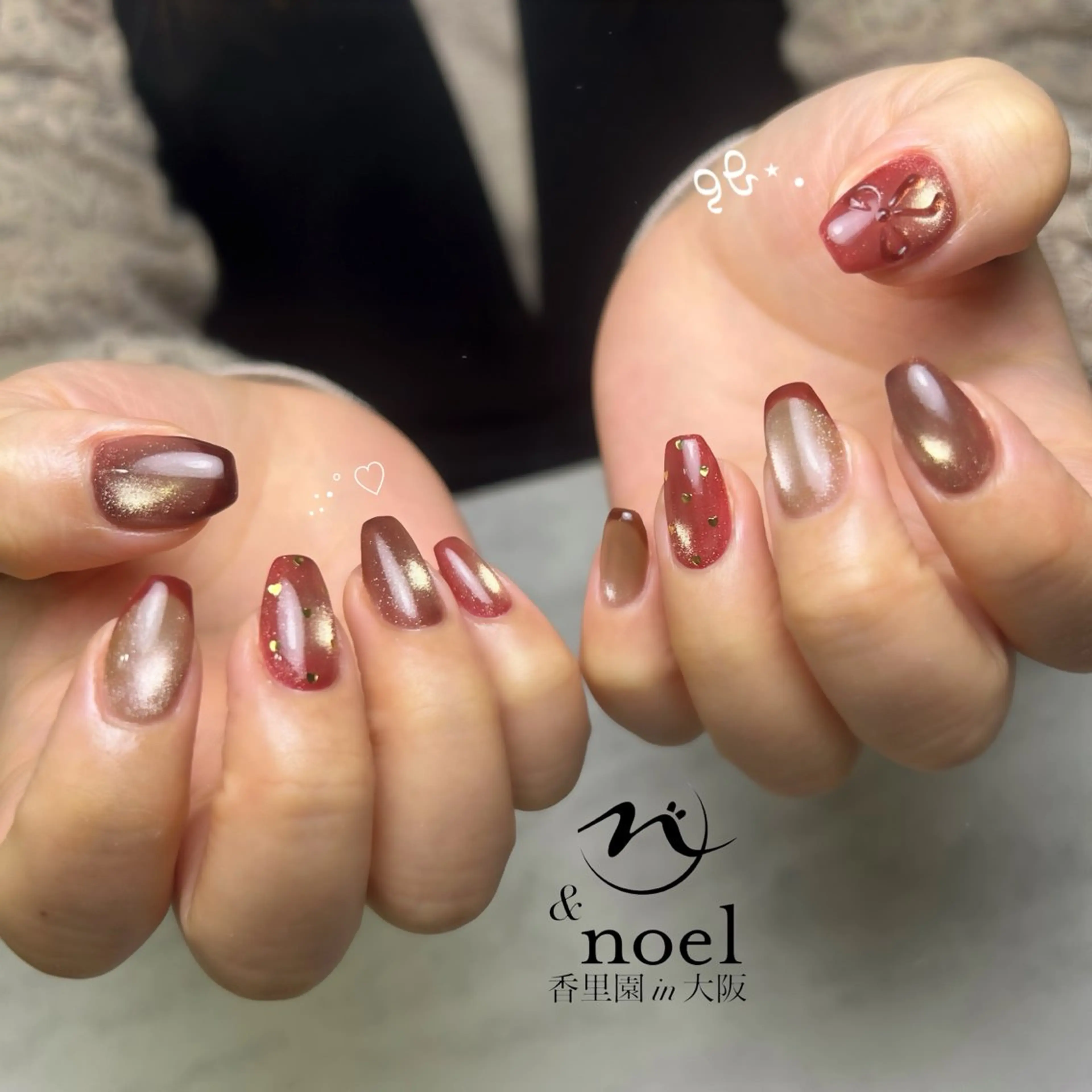 ネイル ハンドネイル Nailsalon &Noel所属・もも 🍑のネイルデザイン