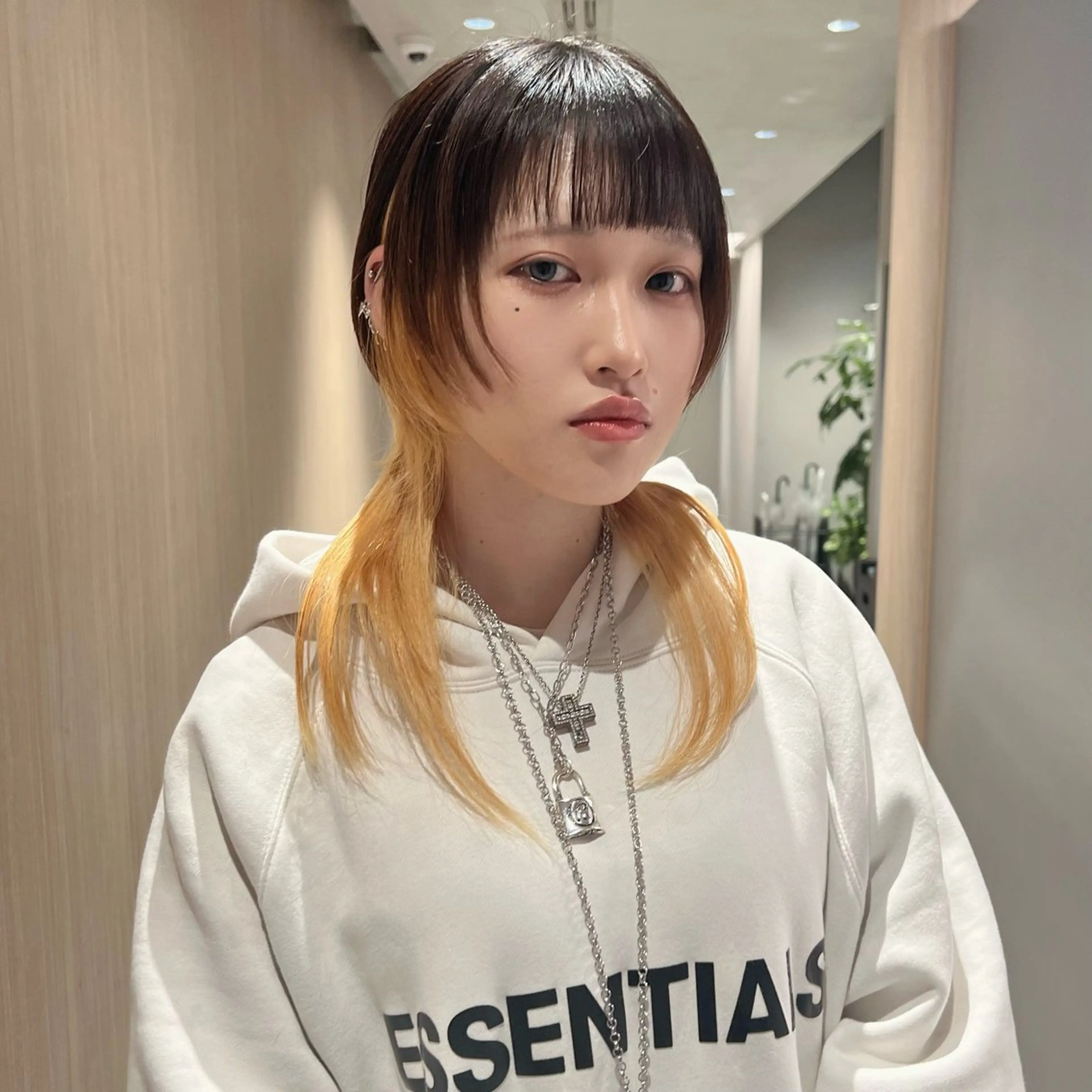 ロング カット ヘアカラー 🐺立川のウルフ屋 さん🐺おかみ🐺のヘアスタイル