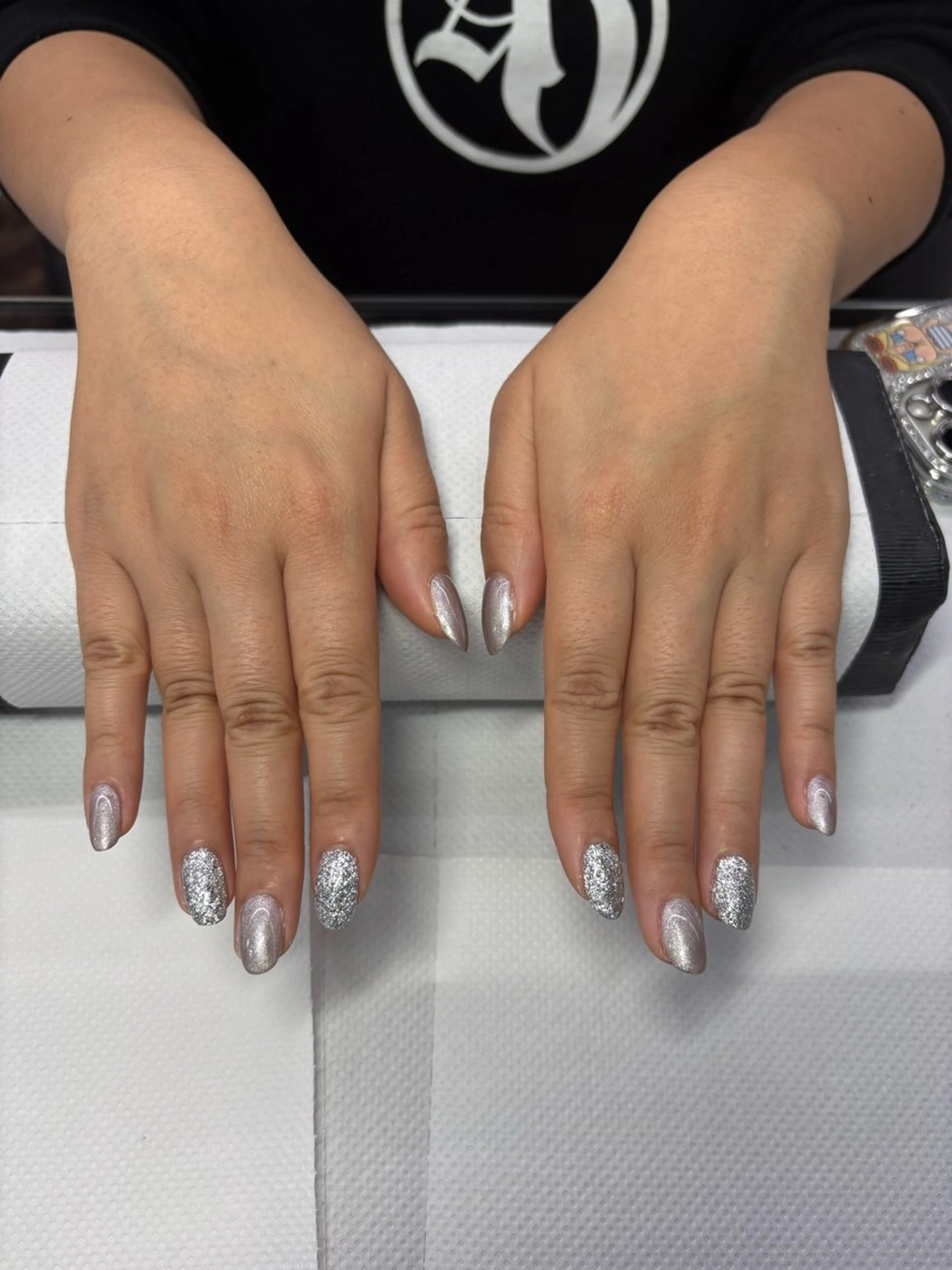 ネイル キラキラネイル ワンカラーネイル 清水 麻由のネイルデザイン