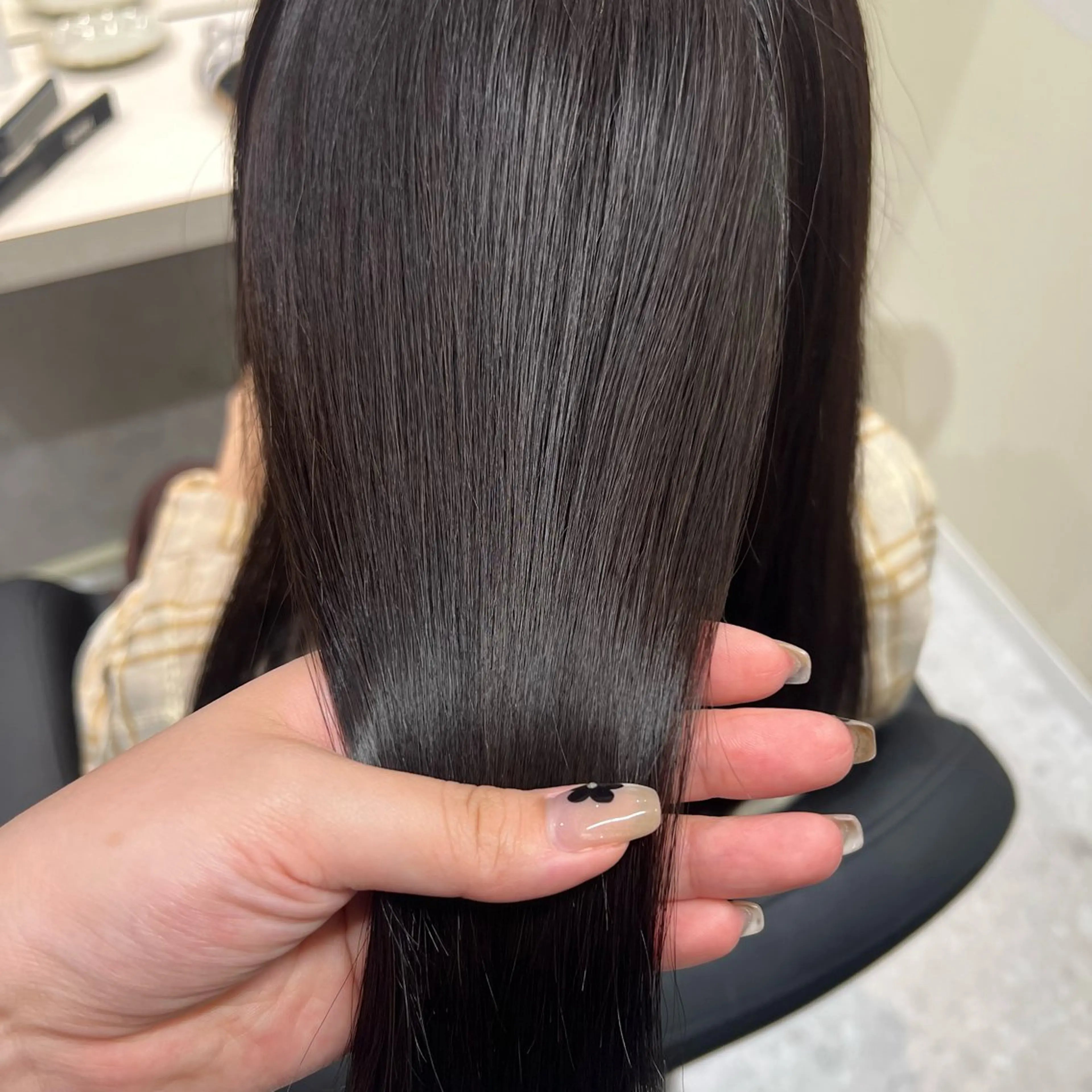 セミロング カラー トリートメント ヘアカラー トリートメント 半個室サロン/透明感 /艶髪♡岸上 温♡のヘアスタイル