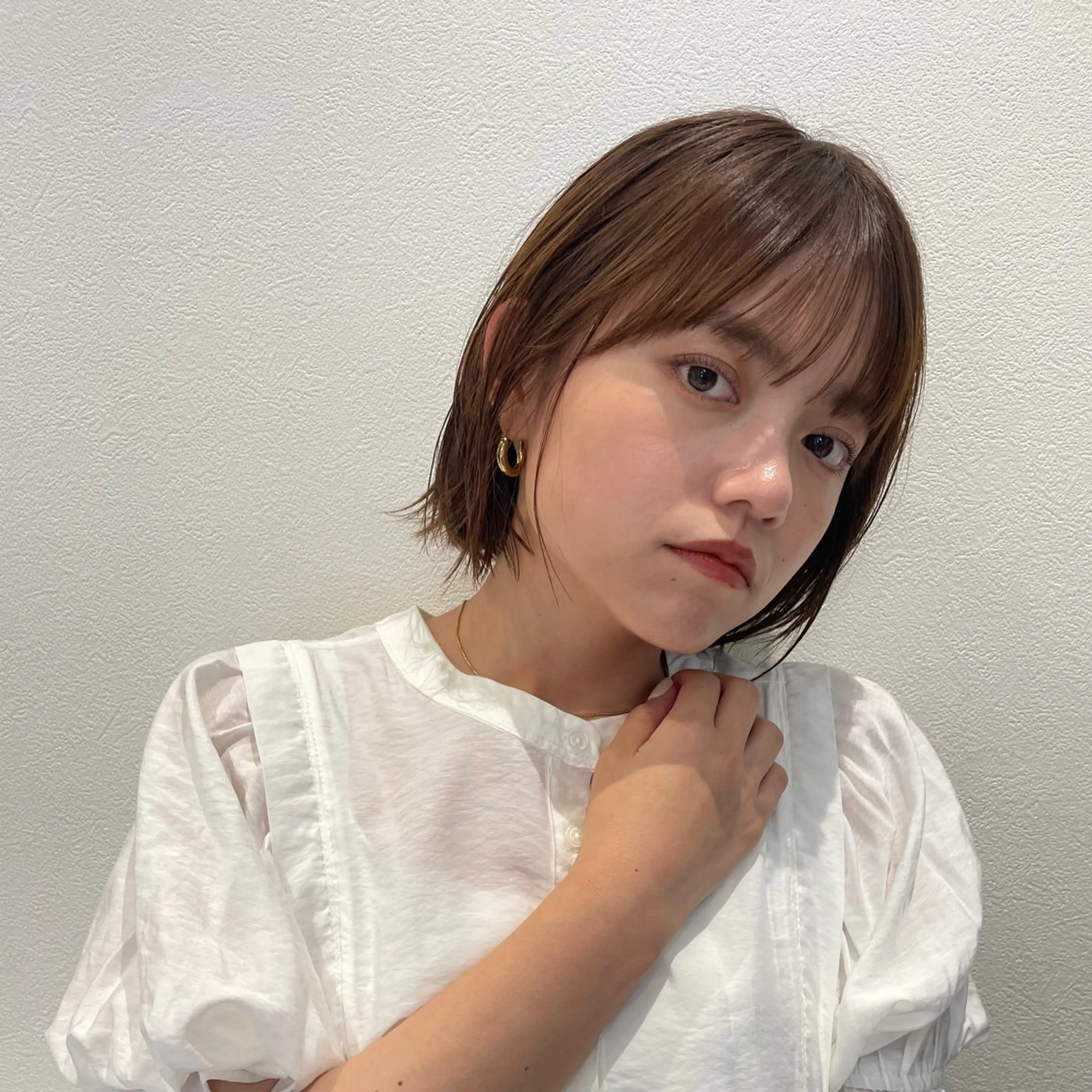 カット&グレイカラー&ベーストリートメントの写真