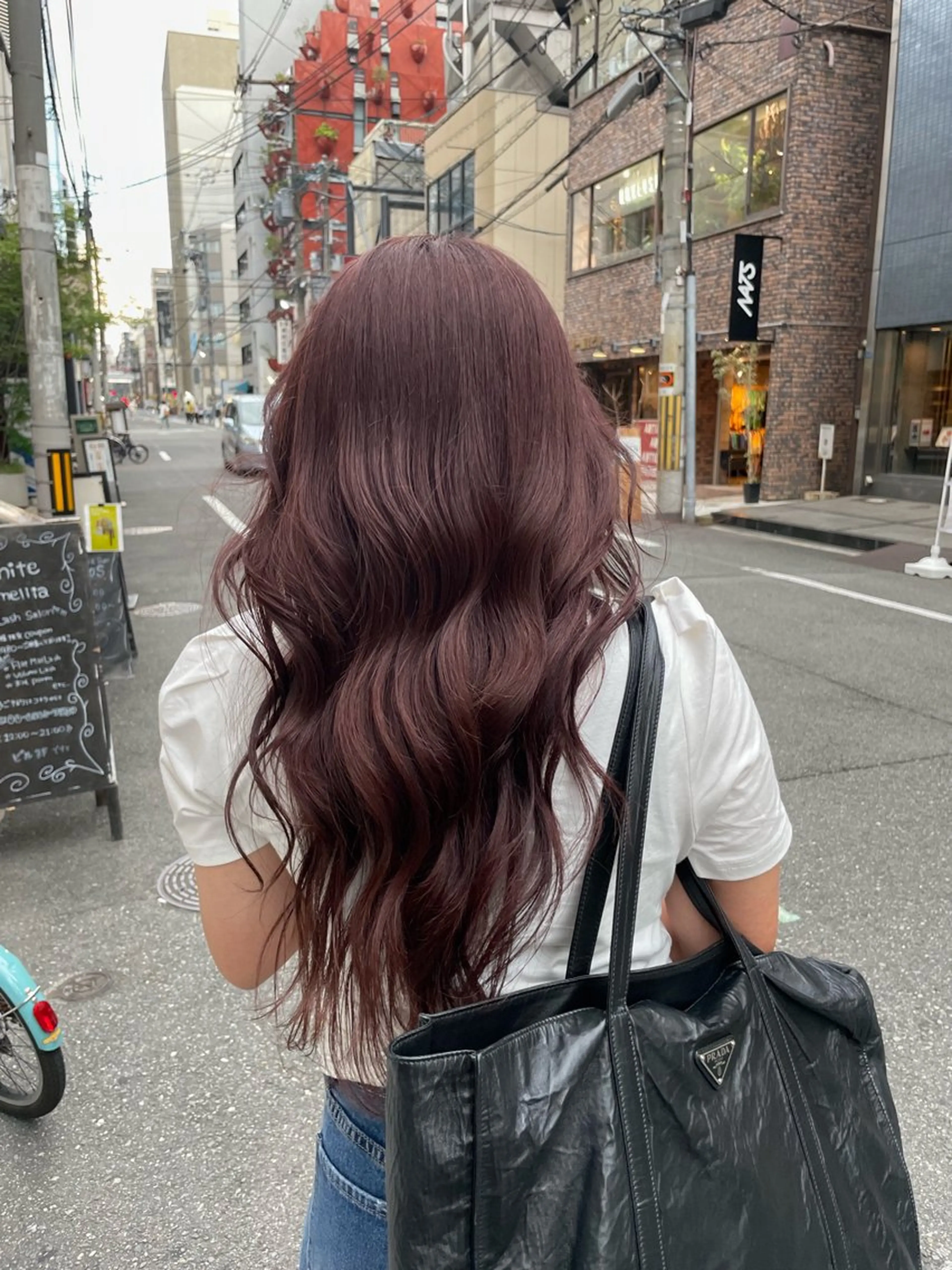 ロング カラー 透明感カラー トリートメント luve heart's And Be minamisemba所属・高嶋 奏音のヘアスタイル