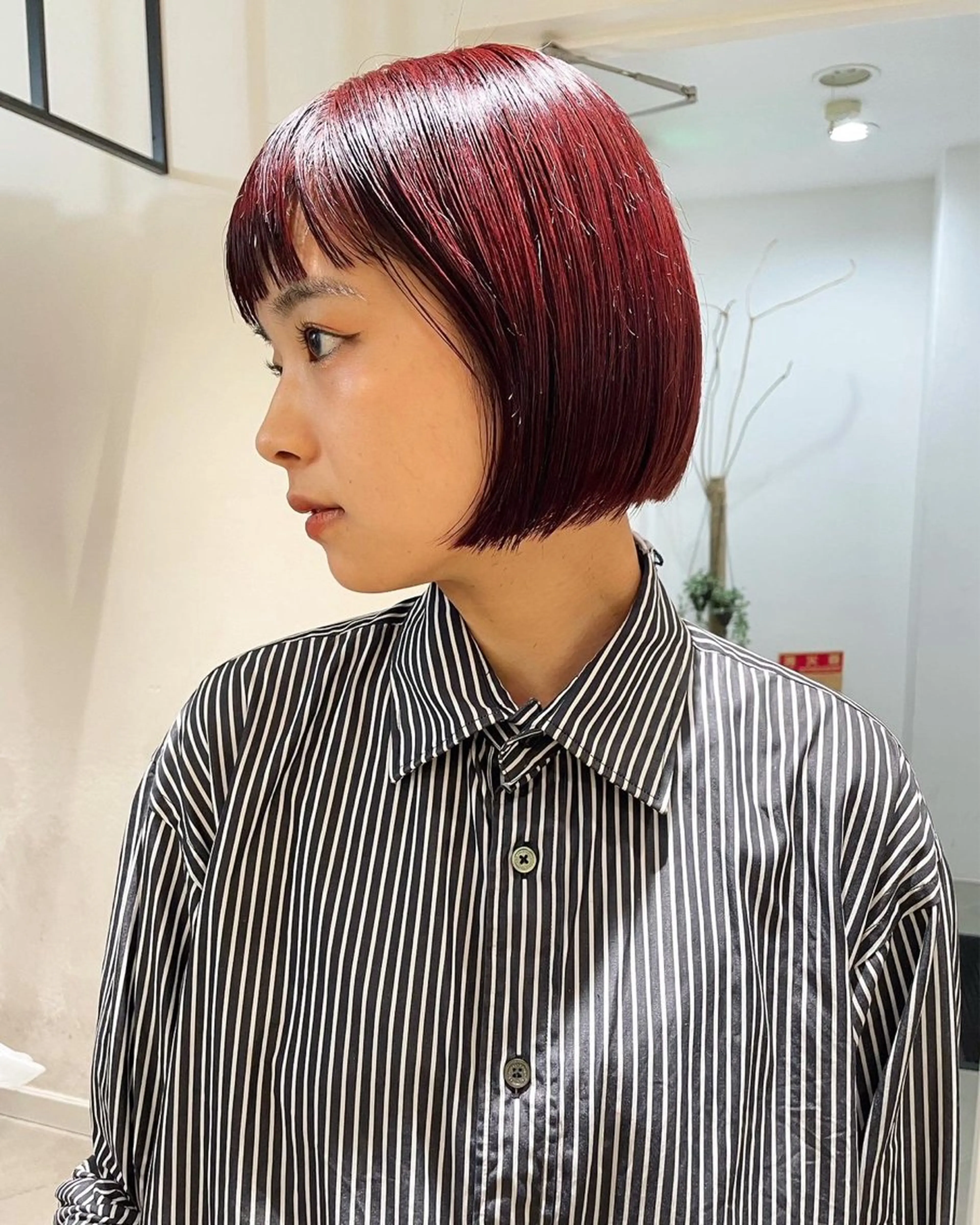 ショート カラー ブリーチ ダブルカラー ブリーチなしカラー ボブ BoomBOX所属・HIBIKI/原宿 ハッシュカット🪄のヘアスタイル