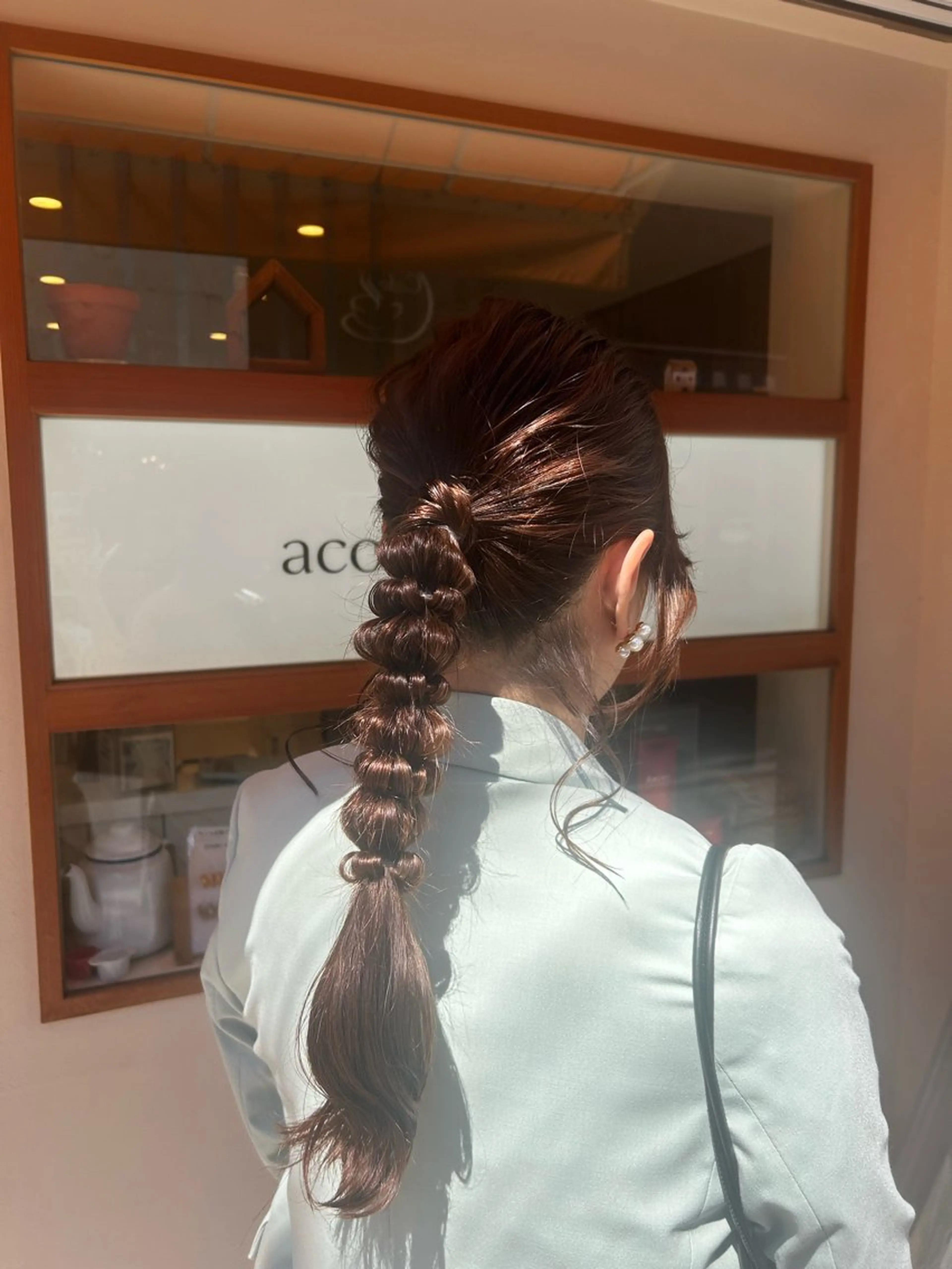 ロング カラー ヘアアレンジ ヘアセット 大川 夏実のヘアスタイル