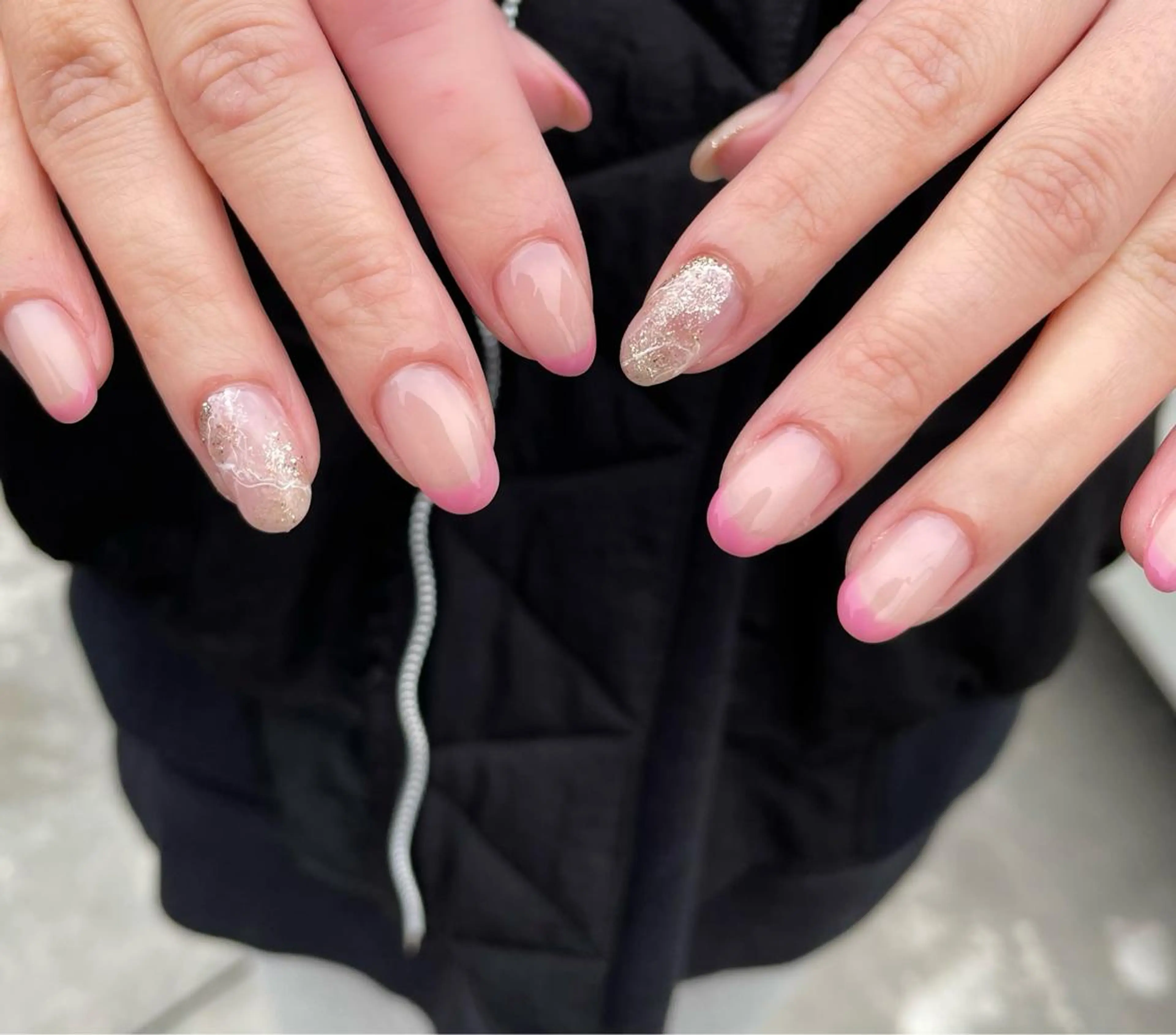 ネイル フレンチネイル 大理石ネイル(マーブル) nailatelier elsol.所属・atelier elsol.のネイルデザイン