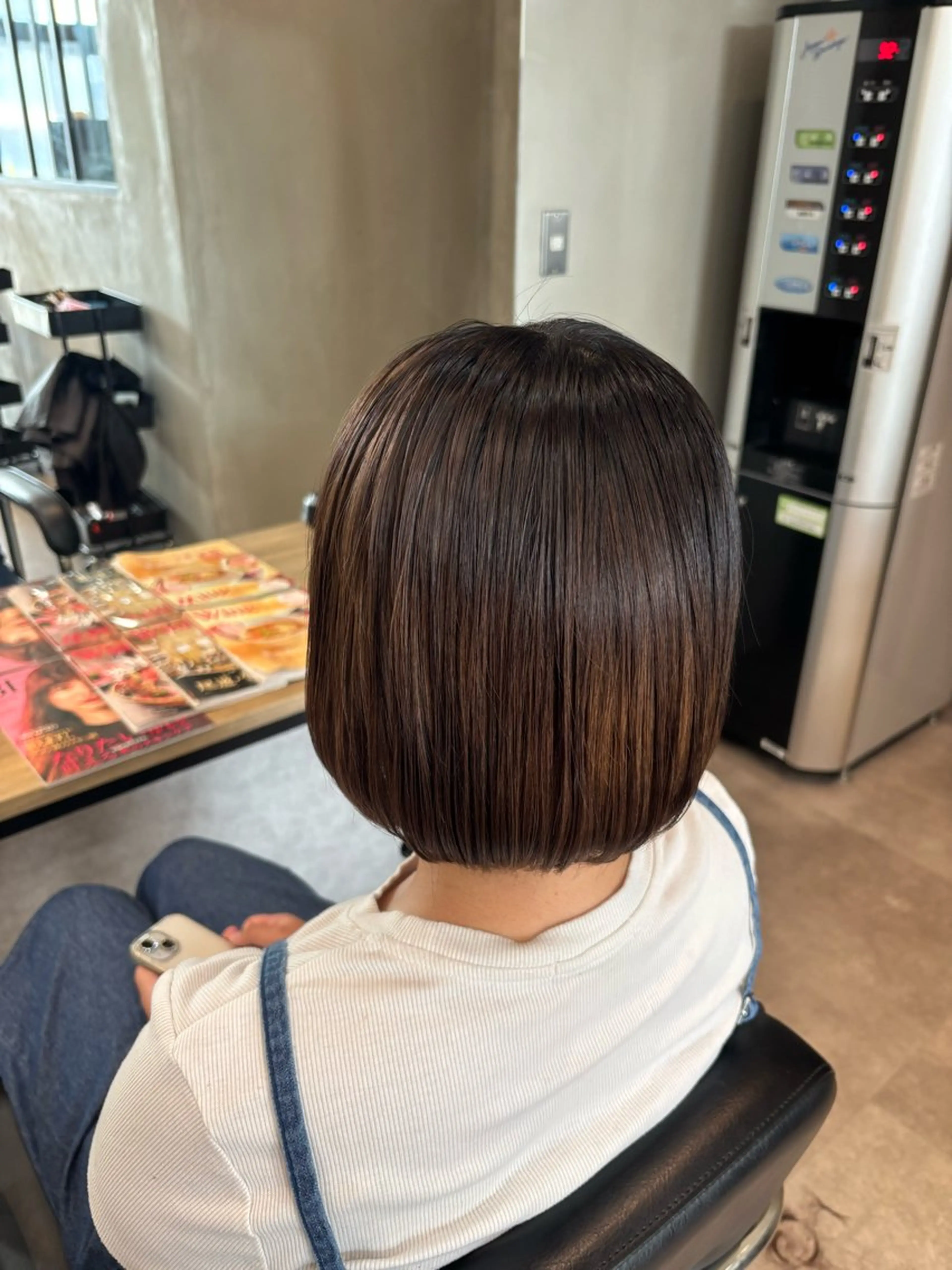 ショート ボブ 片平 帆香のヘアスタイル