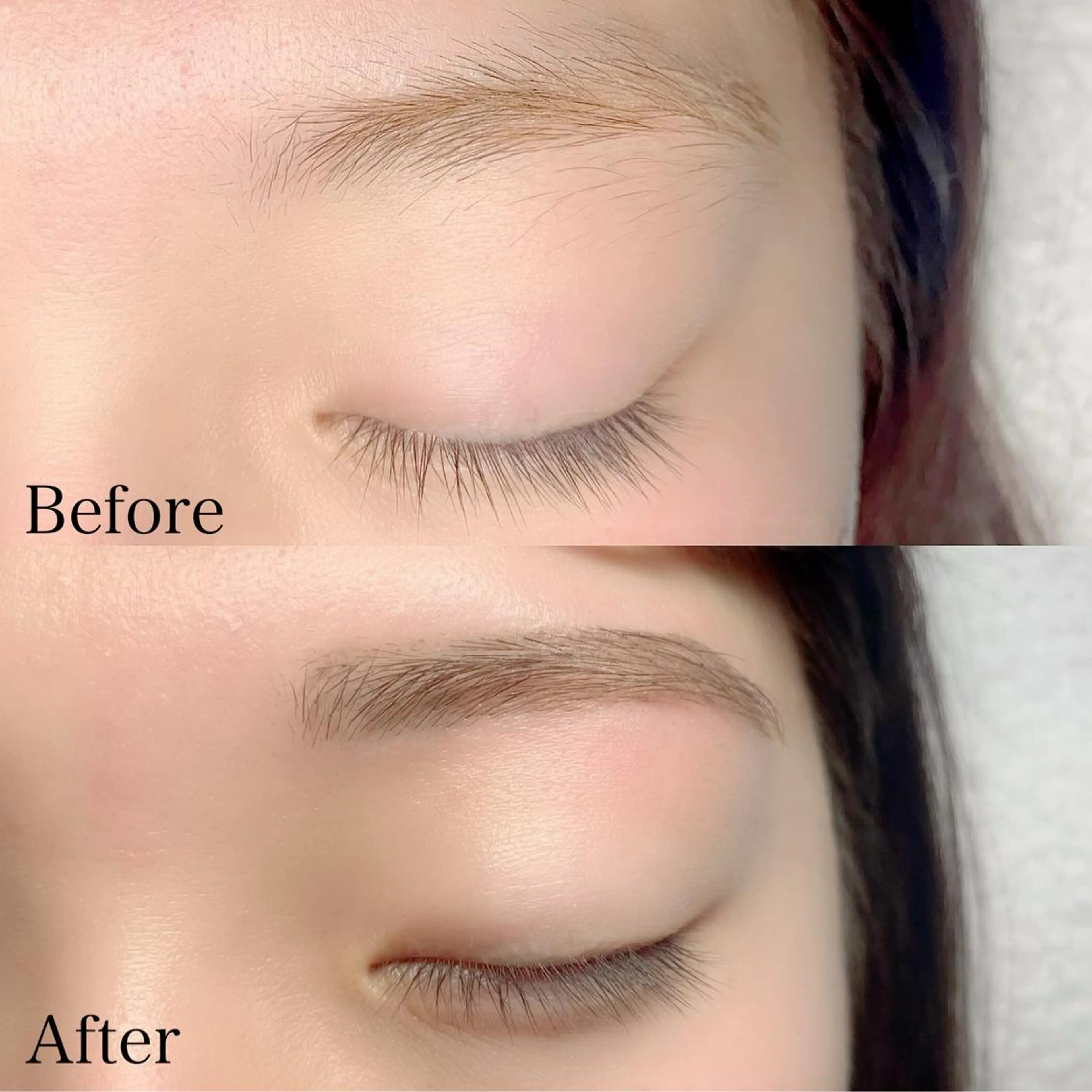 マツエク・マツパ アイブロウ 池袋駅韓国風🇰🇷 束感💗Tomoのマツエク・マツパデザイン