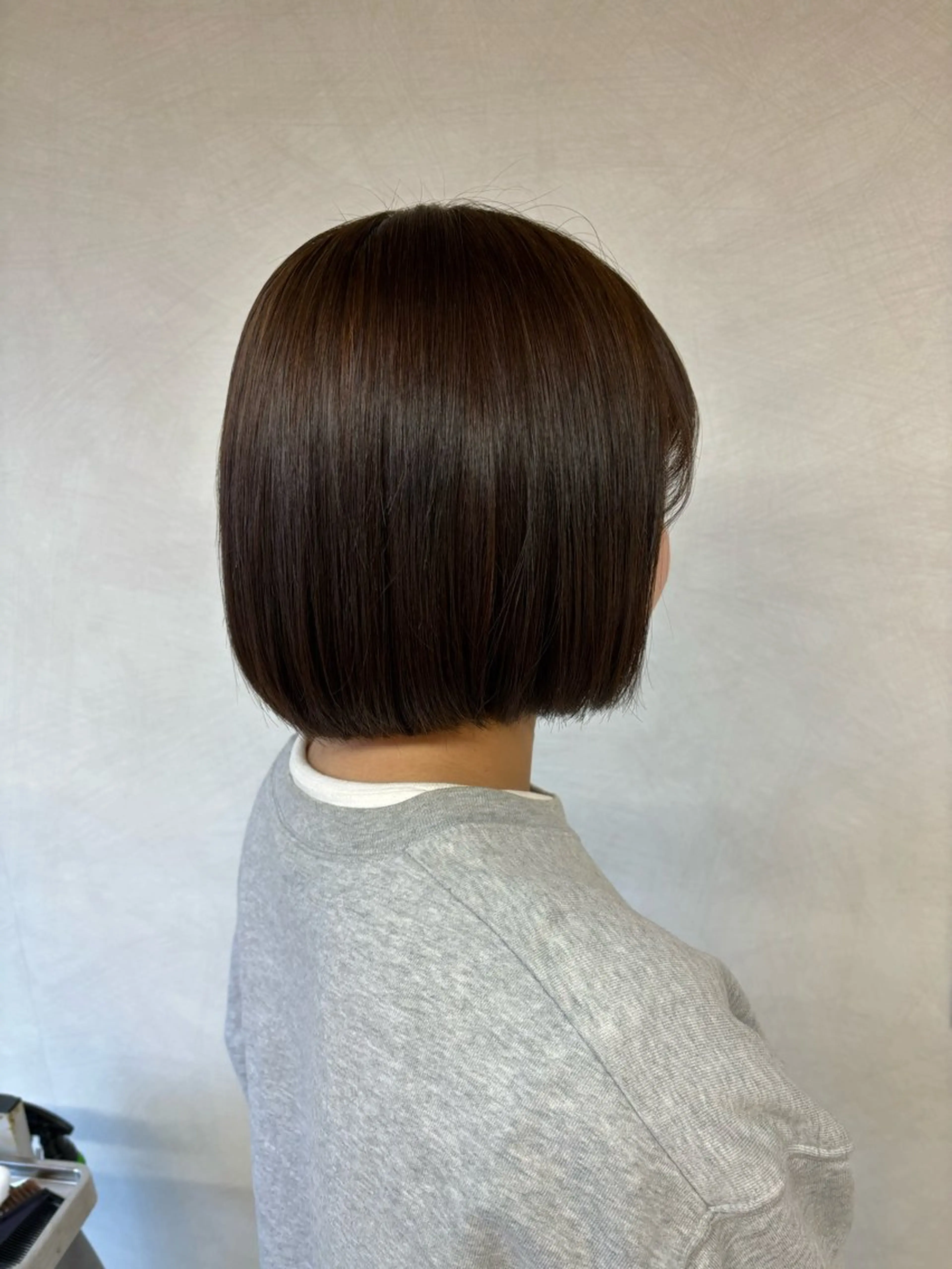 ショート ボブ 顔周りカット レイヤーカット/ボブ /nene🍥⋆*のヘアスタイル